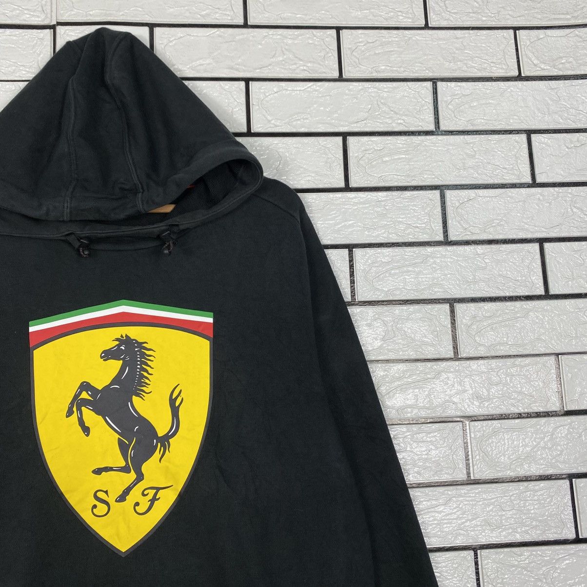 Japanese Brand Vintage Hoodie Pull Over Puma Ferrari Big Logo Size US L / EU 52-54 / 3 - 7 Thumbnail