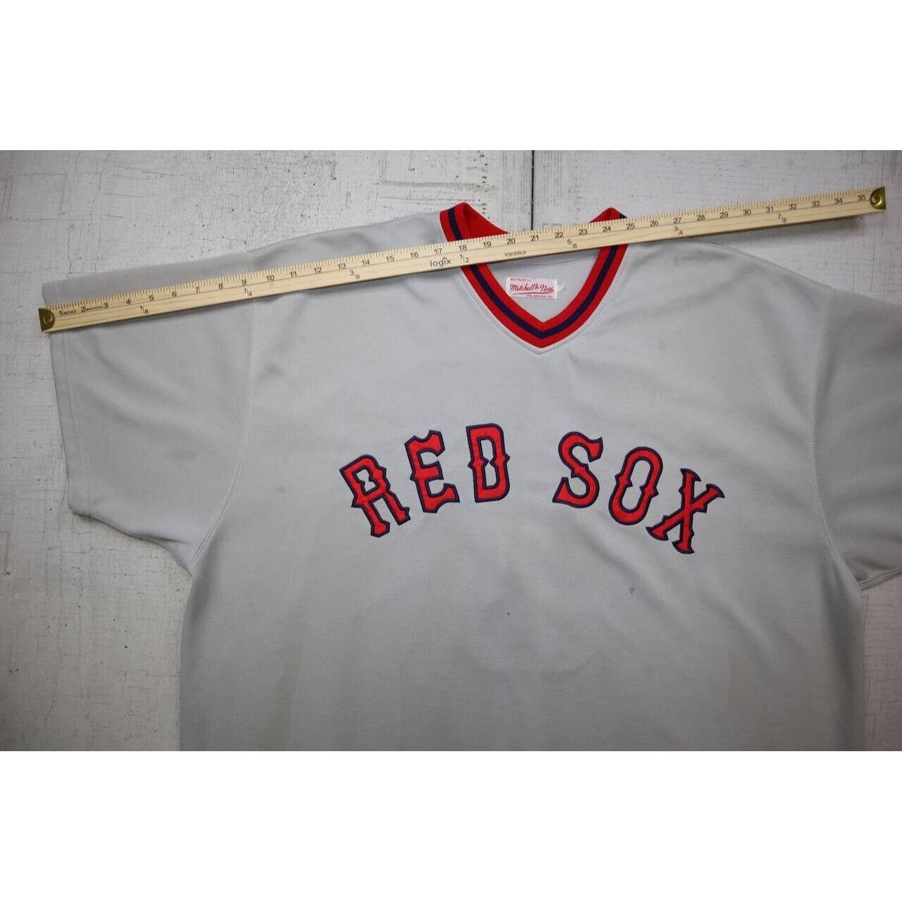 Mitchell & Ness Red Sox Babe Ruth #3 1918 Mitchell & Ness Cooperstown Jersey Size US XXL / EU 58 / 5 - 5 Thumbnail
