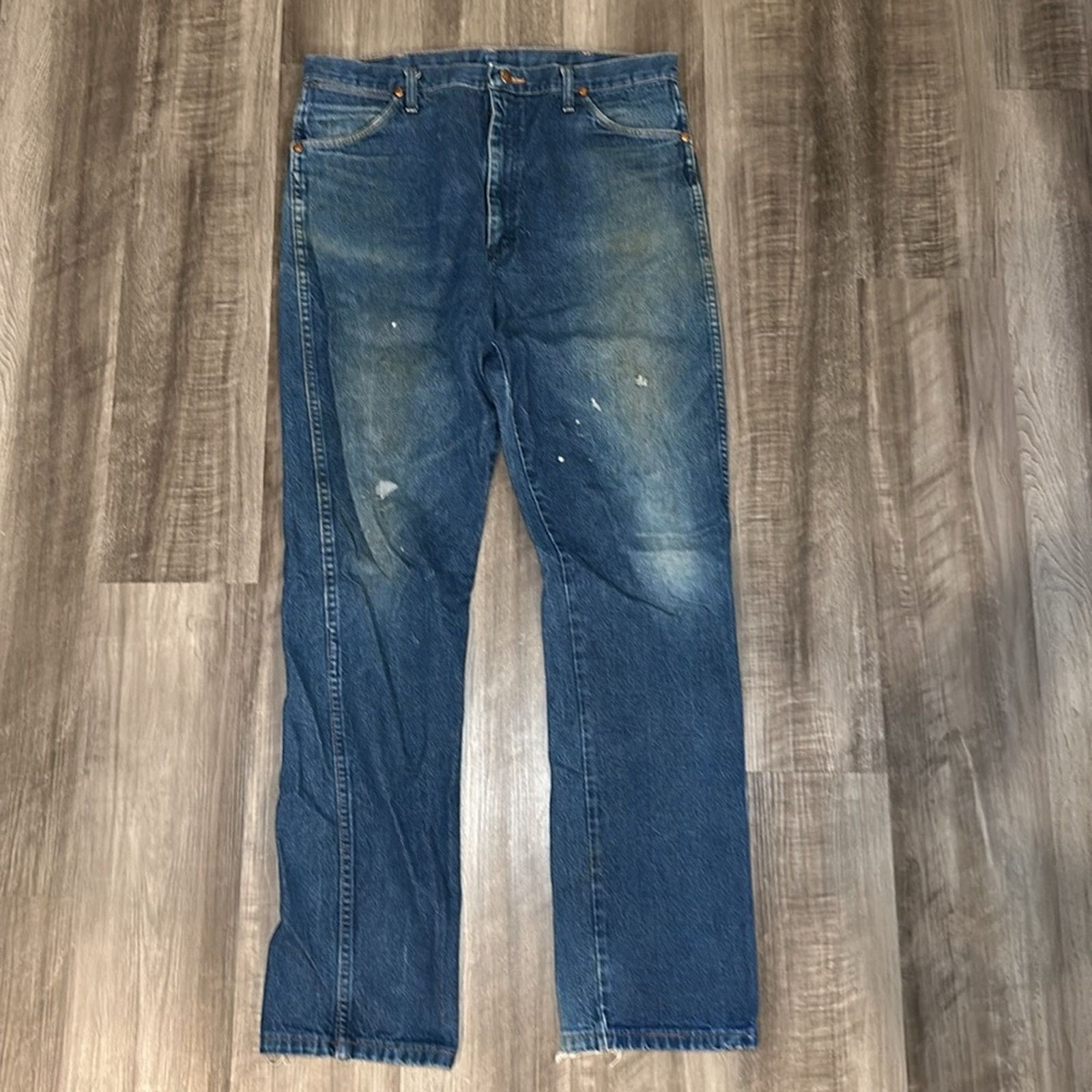 Wrangler Wrangler Cowboy Cut Original Fit Painters Work Jeans - 38x36 Size US 38 / EU 54 - 2 Thumbnail