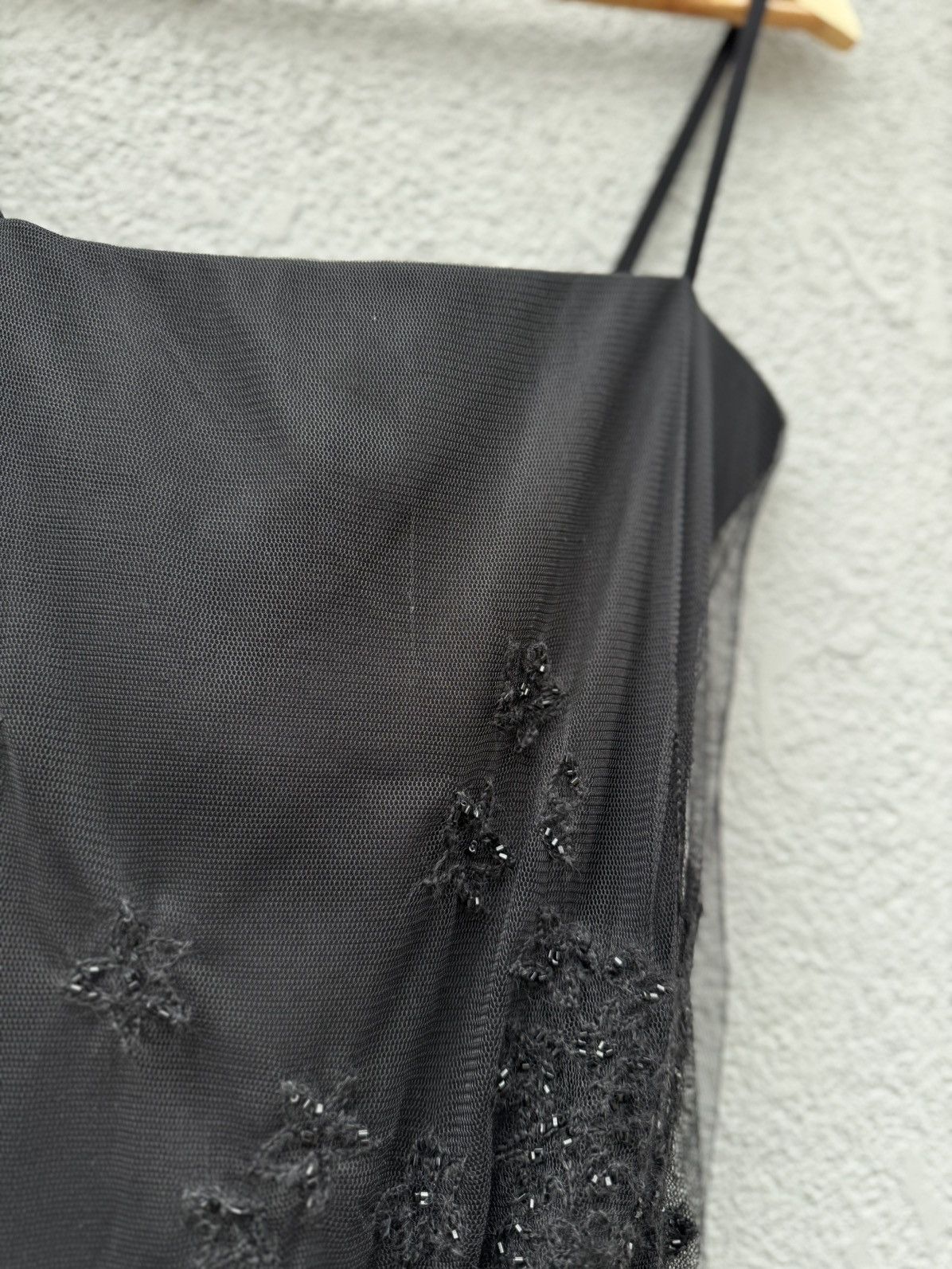 Max Mara 90s Max Mara Embellished see through Elegant vintage dress Size L / US 10 / IT 46 - 12 Thumbnail