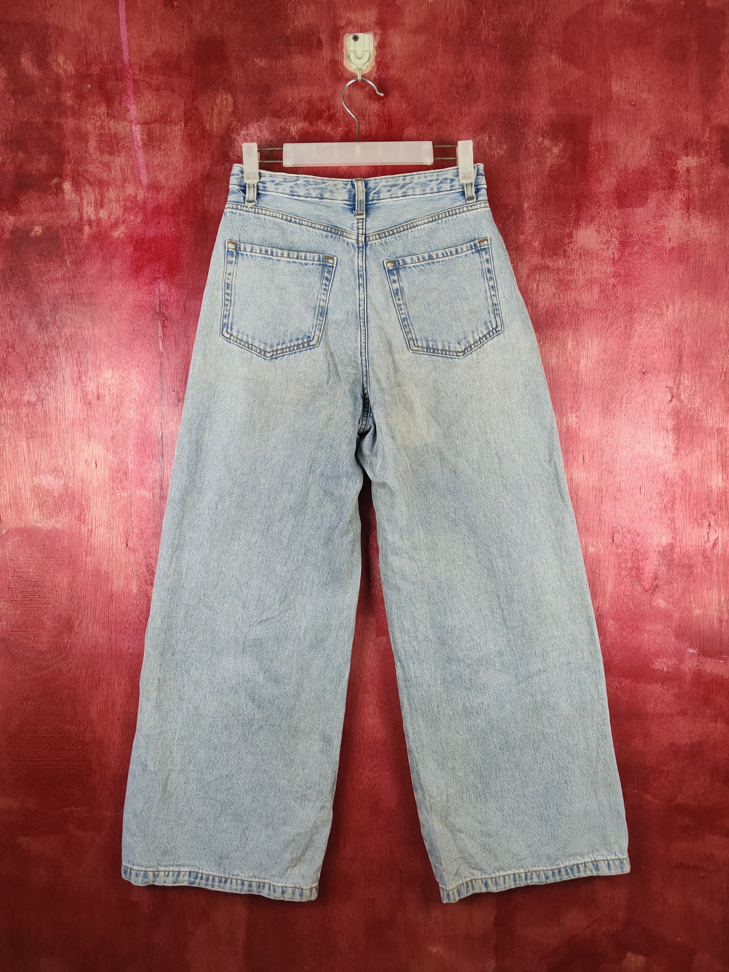 GU GU Blue Faded Distressed Ripped Jeans #S1774 Size 27" / US 4 / IT 40 - 7 Thumbnail