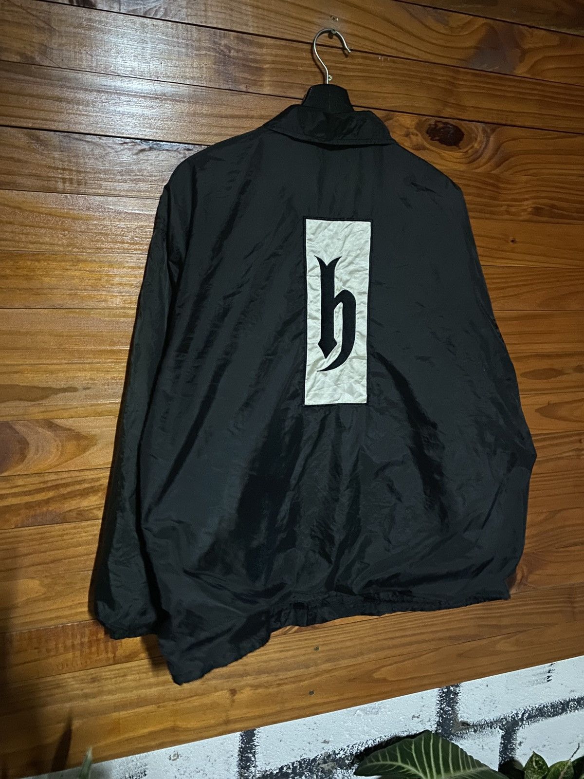 Japanese Brand Vintage DJ Honda Coach Jacket Black Nylon Jacket Big Logo Size US M / EU 48-50 / 2 - 9 Thumbnail