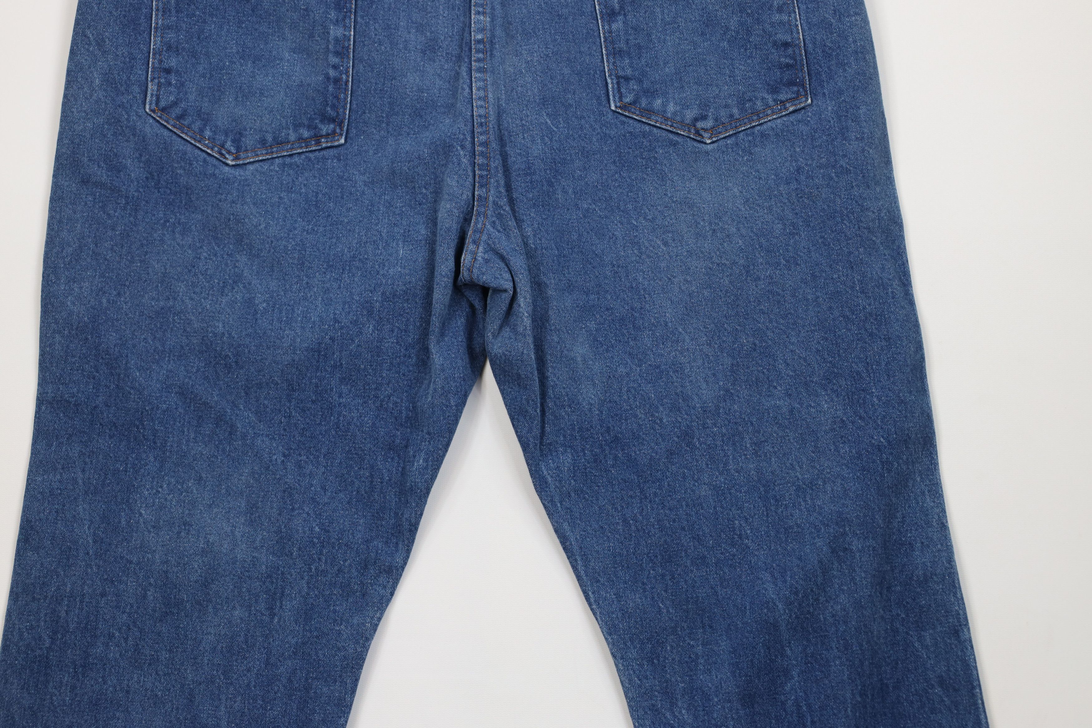 Vintage Vintage 70s Streetwear Straight Leg Denim Jeans Blue USA Size US 40 / EU 56 - 13 Thumbnail