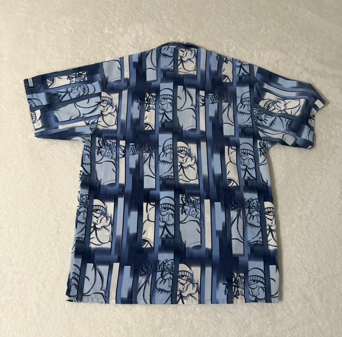 Southpole Y2K Southpole Blue All Over Print Button Up Shirt Size US S / EU 44-46 / 1 - 4 Thumbnail