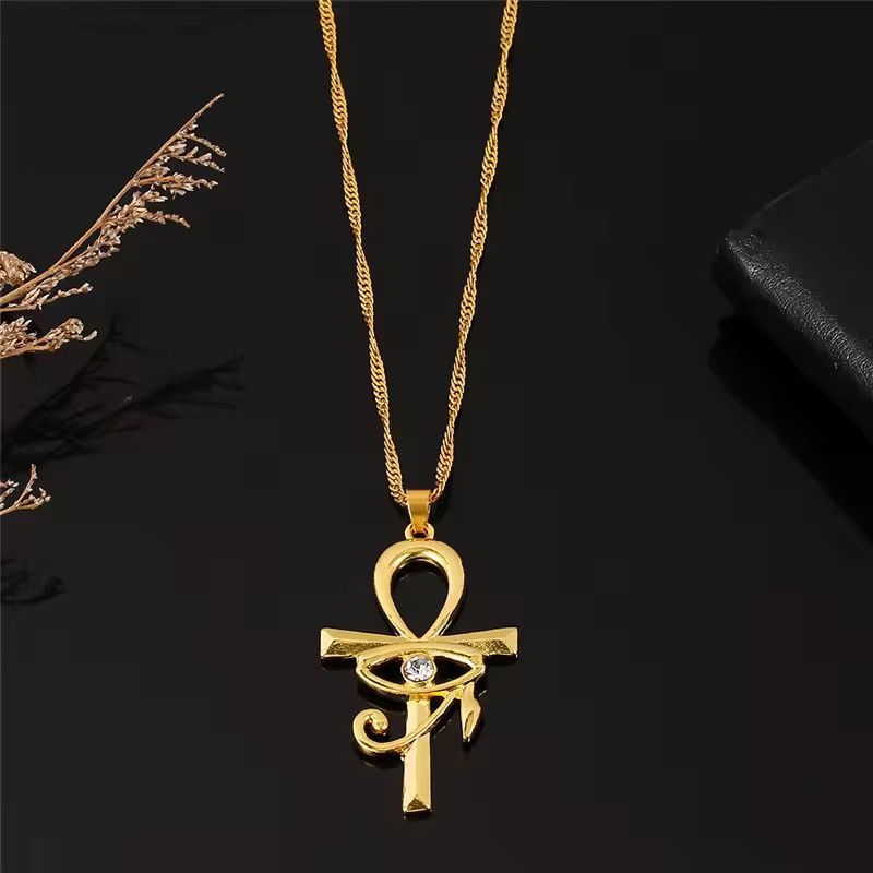 Jewelry Eye of Horus Pendant Necklace Size ONE SIZE - 8 Thumbnail