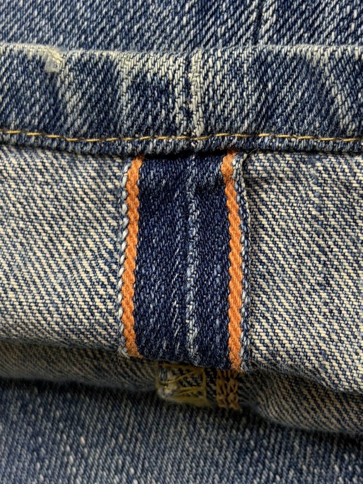 Edwin Vintage EDWIN 505Z Selvedge Denim Jeans Made in Japan | W33 Size US 33 - 10 Thumbnail