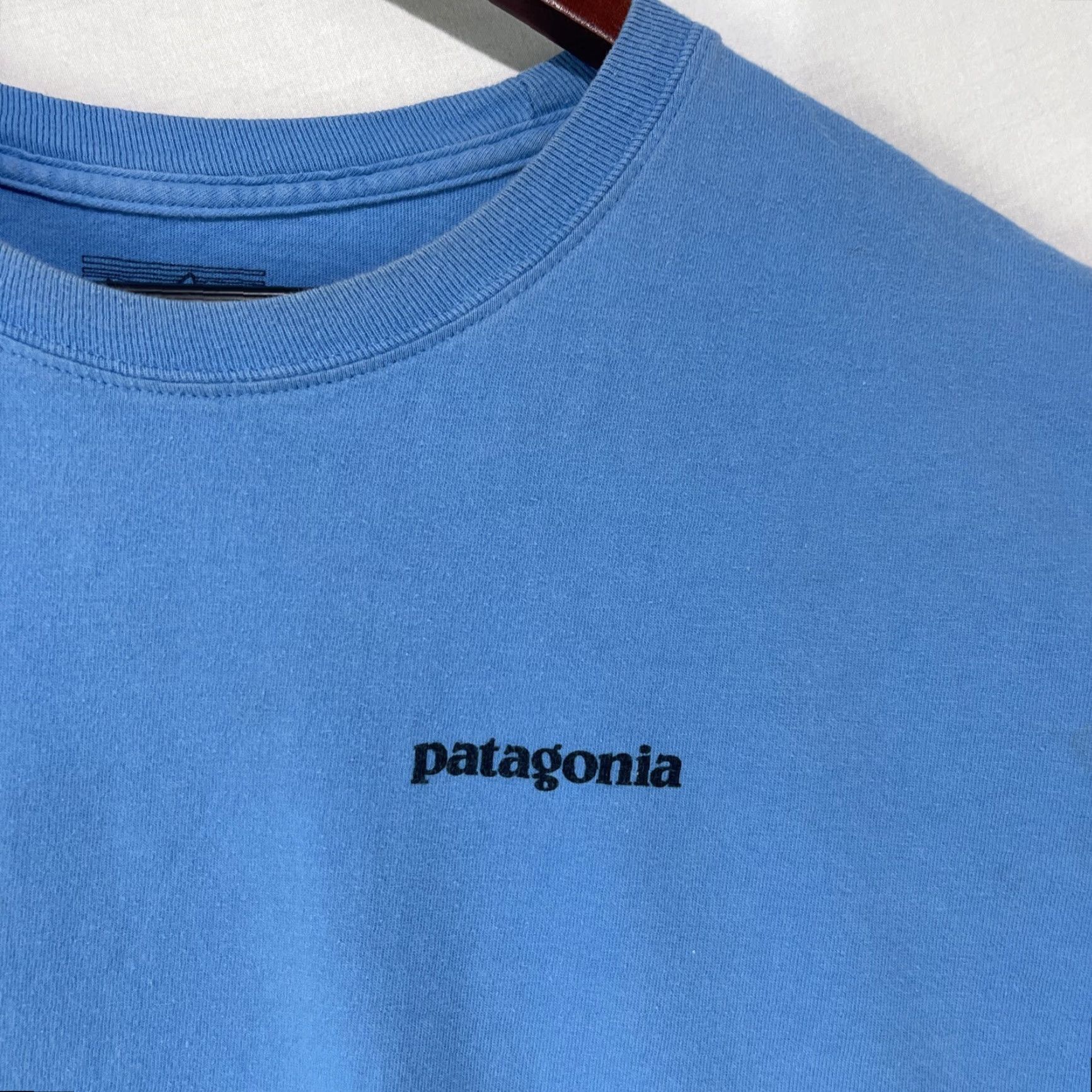 Patagonia Patagonia Shirt Mens XL Blue Short Sleeve Outdoor Fishing T-Shirt Pullover Logo Graphic Print Size US XL / EU 56 / 4 - 4 Thumbnail