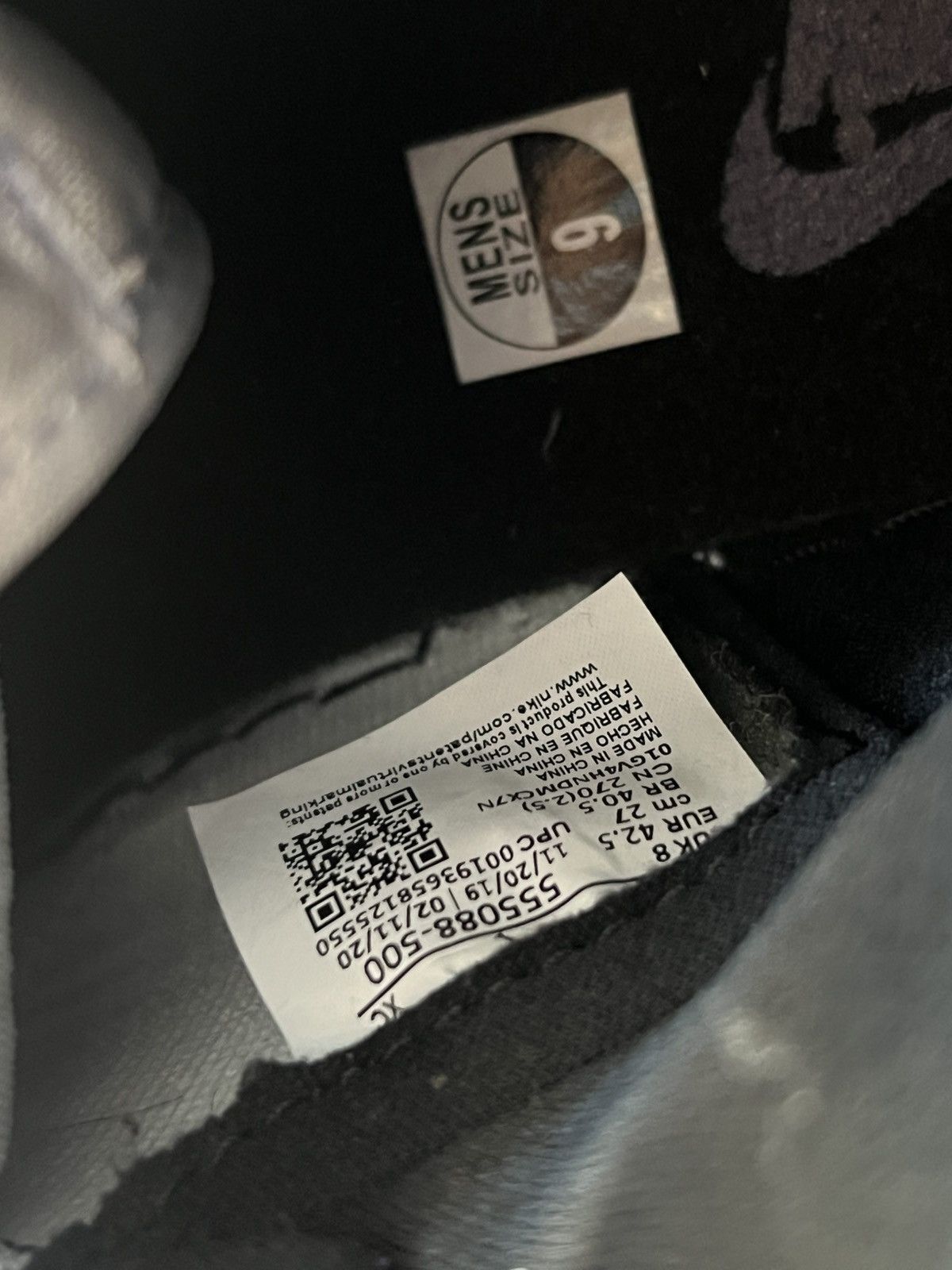 Jordan Brand × Nike Air Jordan 1 OG “Court Purple White” 2020 Size US 9 / EU 42 - 7 Thumbnail