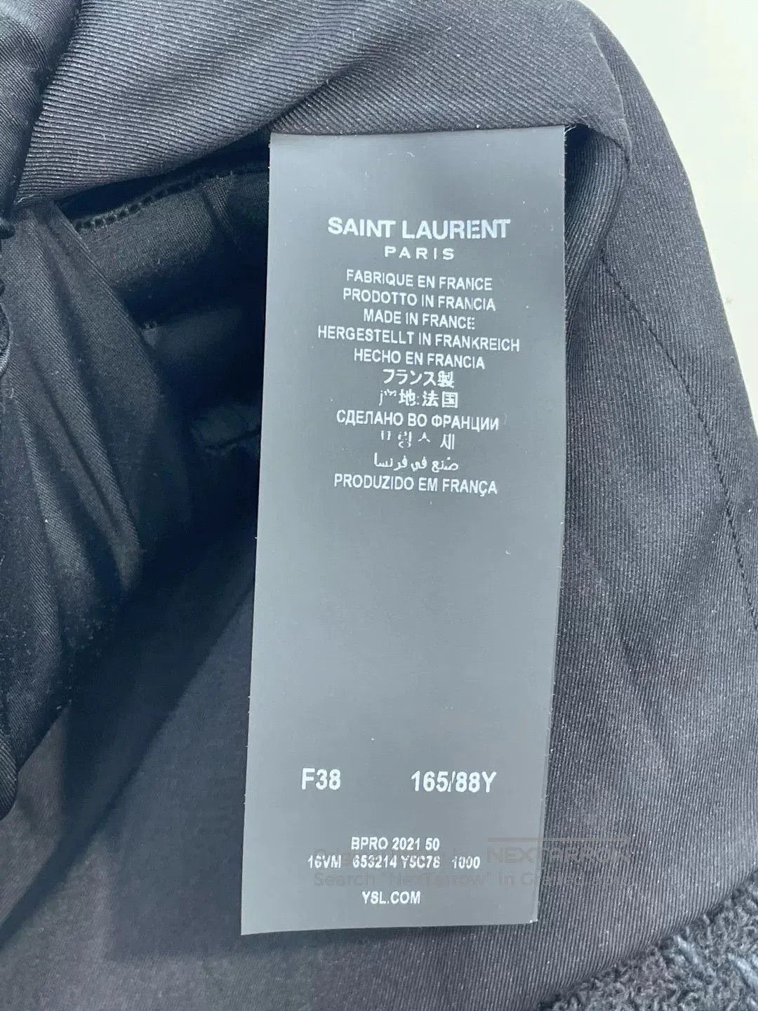 Saint Laurent Paris Saint Laurent Black Tweed Jacket. Size S / US 4 / IT 40 - 7 Thumbnail