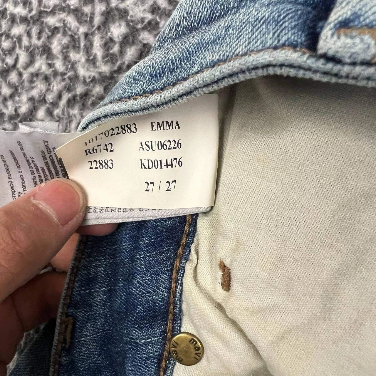 Mavi Mavi Emma Jeans Women 27x27 Faded Slim Boyfriend Denim Pants Size 27" / US 4 / IT 40 - 8 Thumbnail