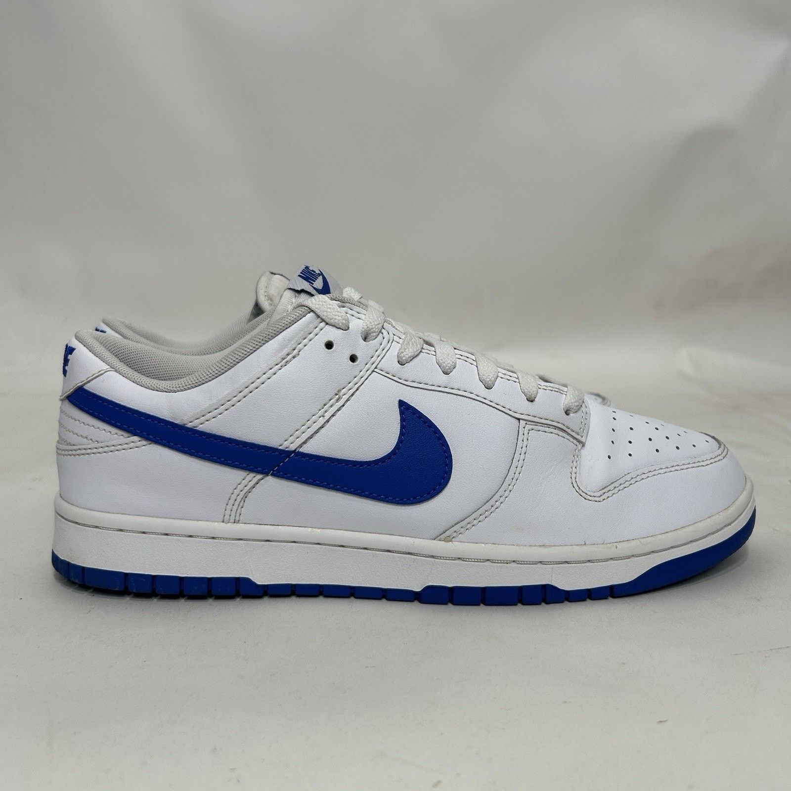 Nike Nike Dunk Low Retro “Summit White Hyper Royal” Size US 11 / EU 44 - 4 Thumbnail