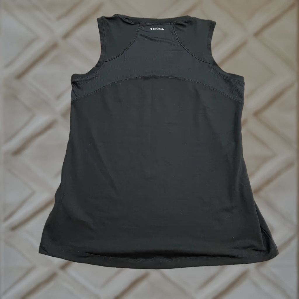 Vintage Columbia Omni Wick Tank Top Womens Medium Black Sleeveless Scoop Neck Activewear Classic Outdoor Sports Shirt Size M / US 6-8 / IT 42-44 - 1 Thumbnail