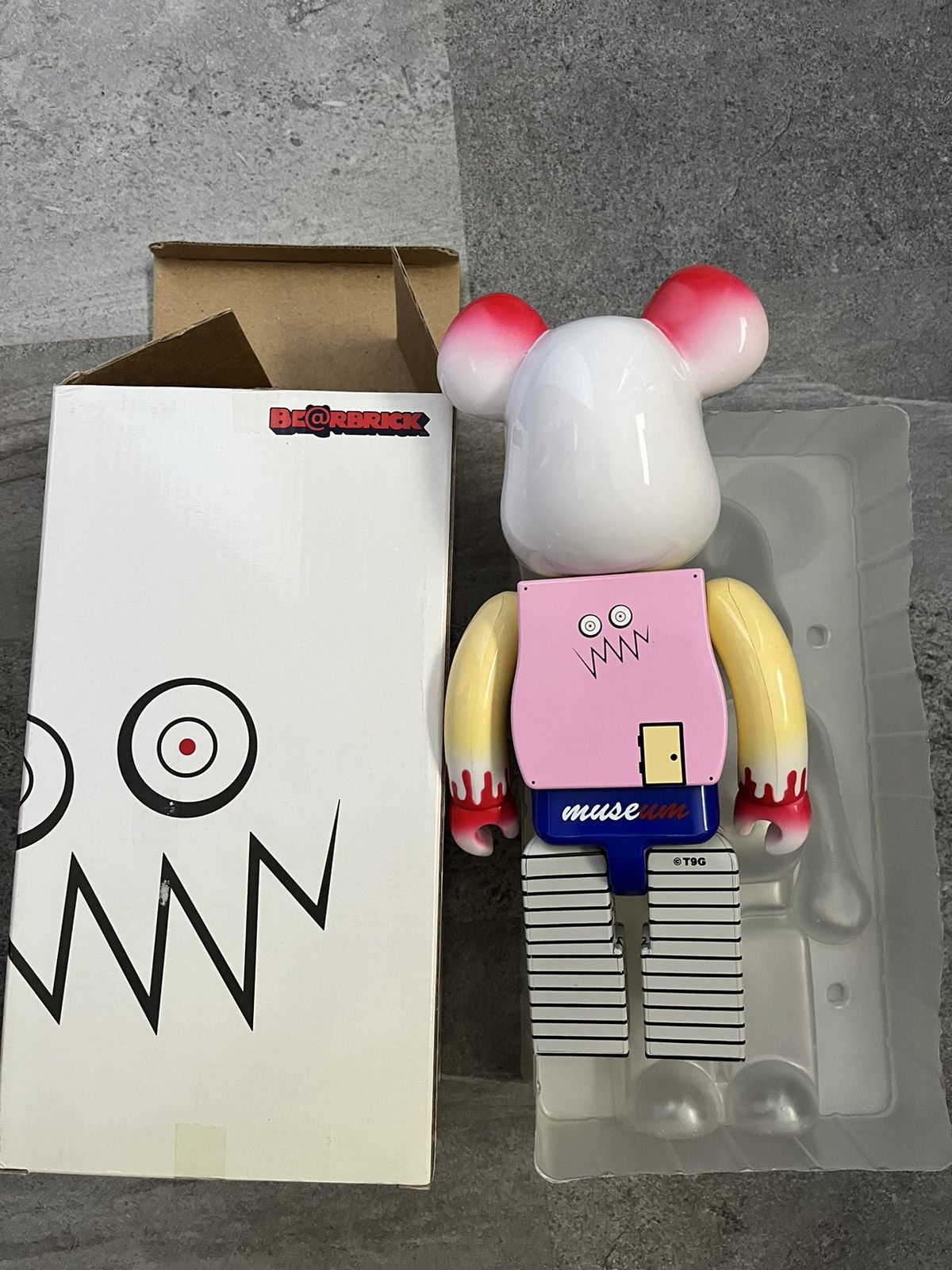 Medicom Toy 400% BE@RBRICK T9G YELLOW MEDICOM 2007 Size ONE SIZE - 5 Thumbnail