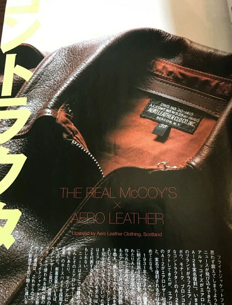 The Real McCoy's The Real McCoys a2 Golden 40 Size Aero 161 Leather Jacket Size US L / EU 52-54 / 3 - 4 Thumbnail
