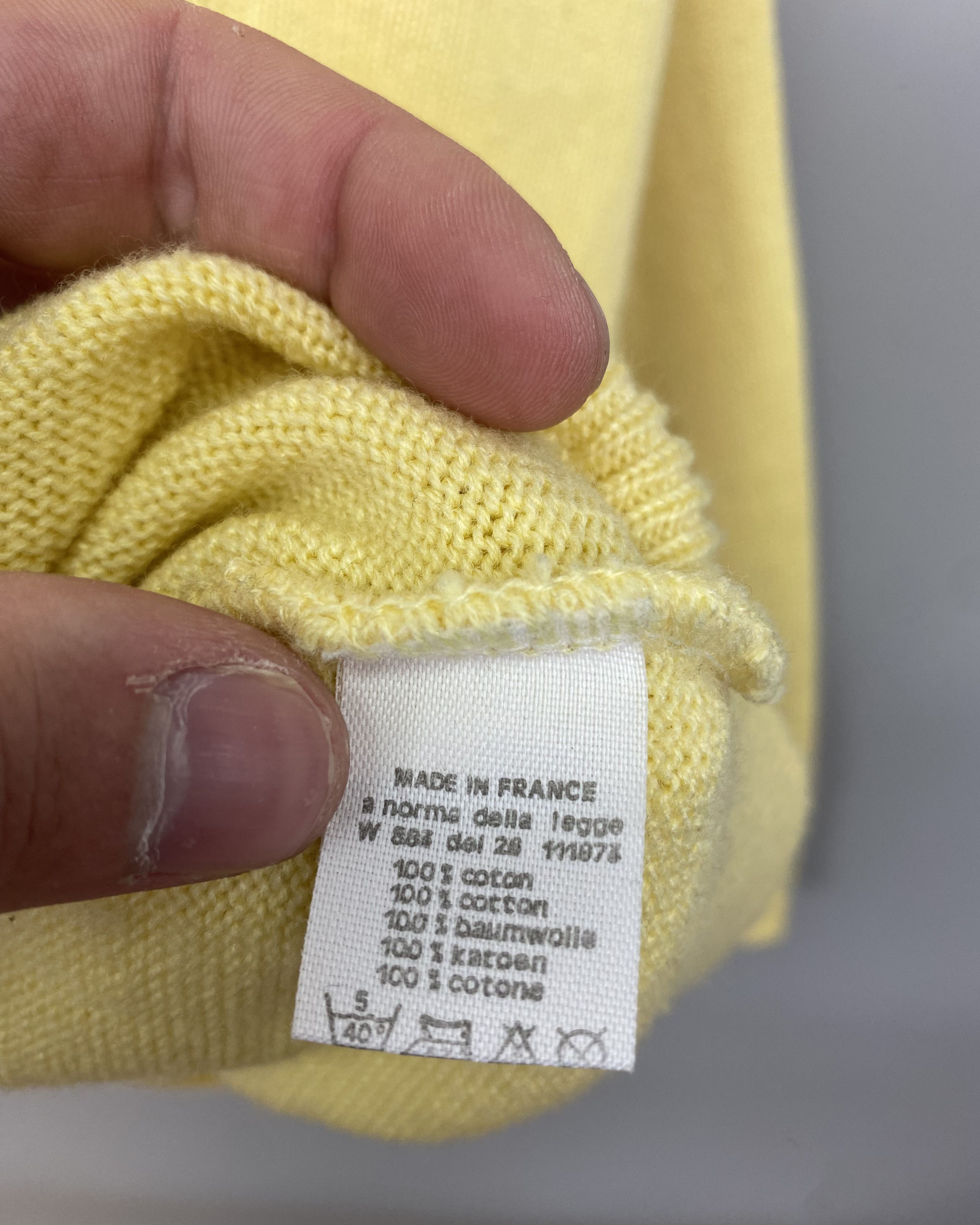 Lacoste Vintage LACOSTE Chemise Sweater Made in France Size US XXL / EU 58 / 5 - 8 Thumbnail