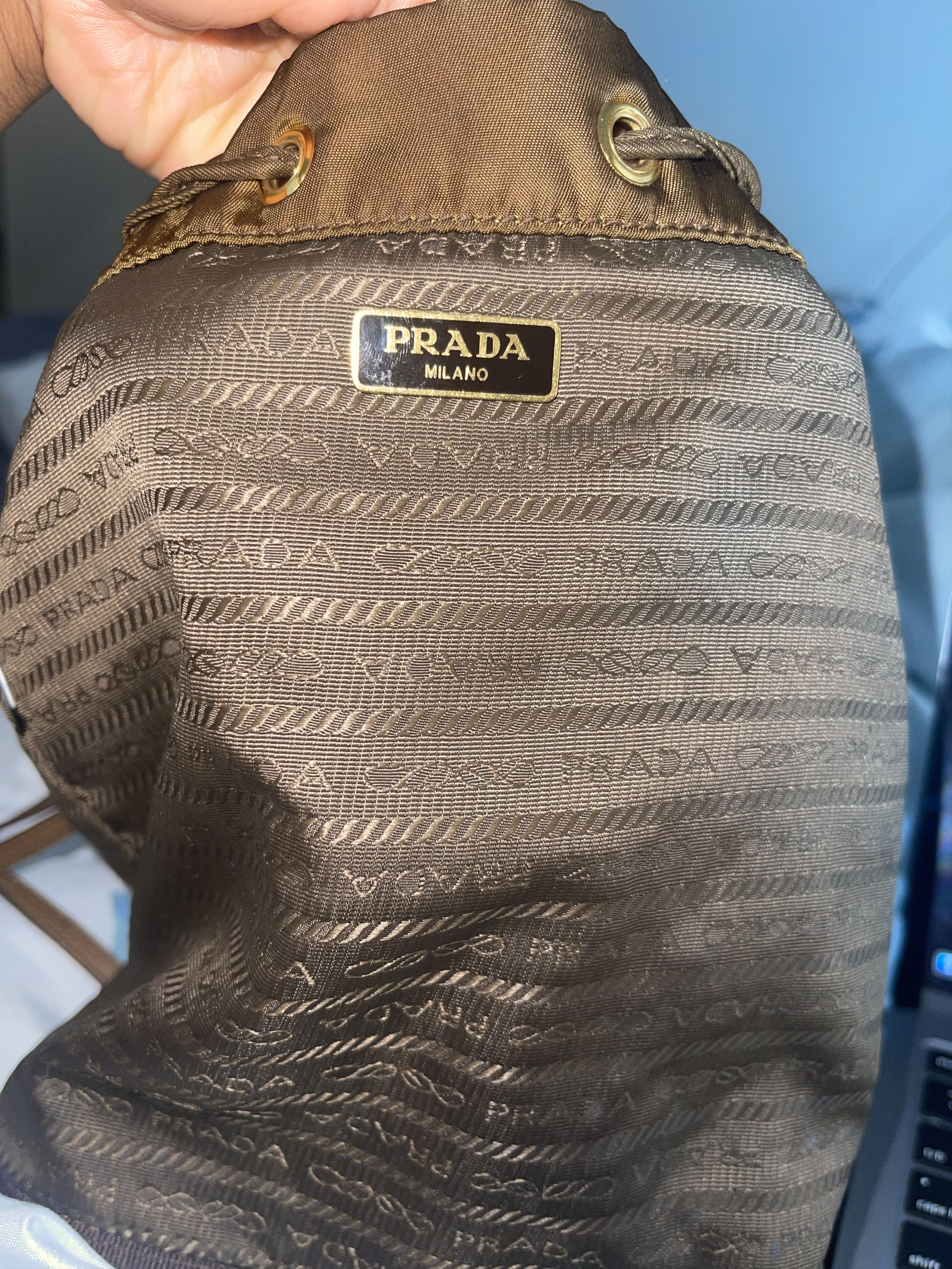 Prada Prada duet re-nylon bucket bag Size ONE SIZE - 2 Thumbnail