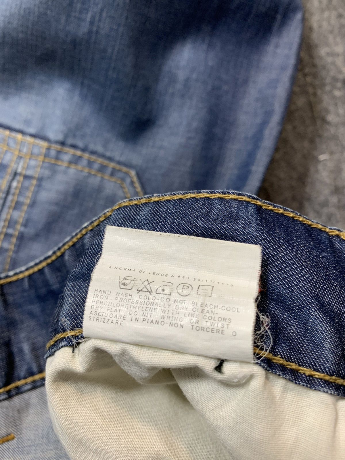 Y's Y’s Yohji Yamamoto Indigo Denim Jeans Straight Cut Size US 32 / EU 48 - 12 Thumbnail