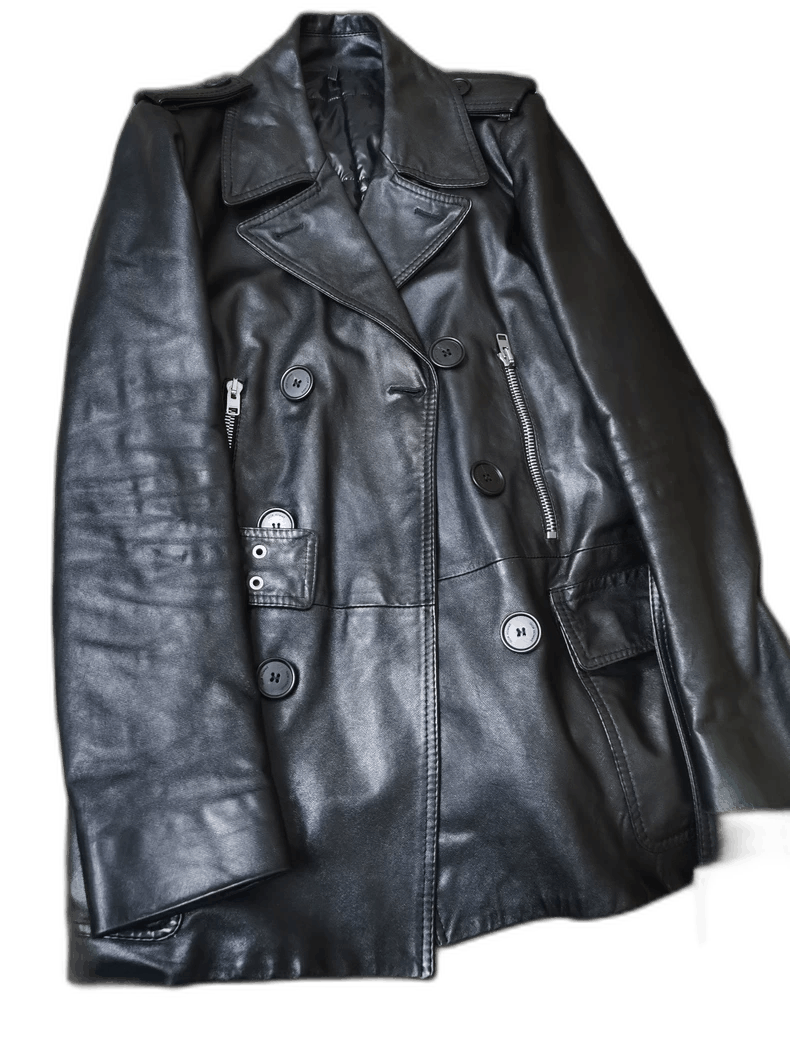 Dior Dior Homme show leather jacket Size US M / EU 48-50 / 2 - 1 Thumbnail