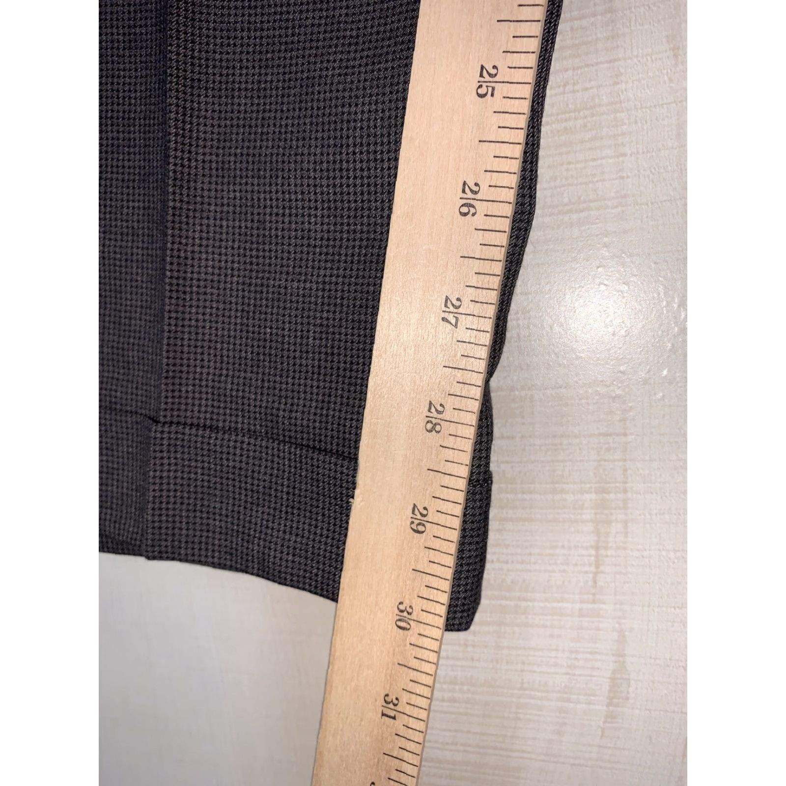 Vintage AXIST Wrinkle Resistant Gray Houndstooth Mens Dress Pants 36x30 NWT-8972 Size US 36 / EU 52 - 4 Thumbnail