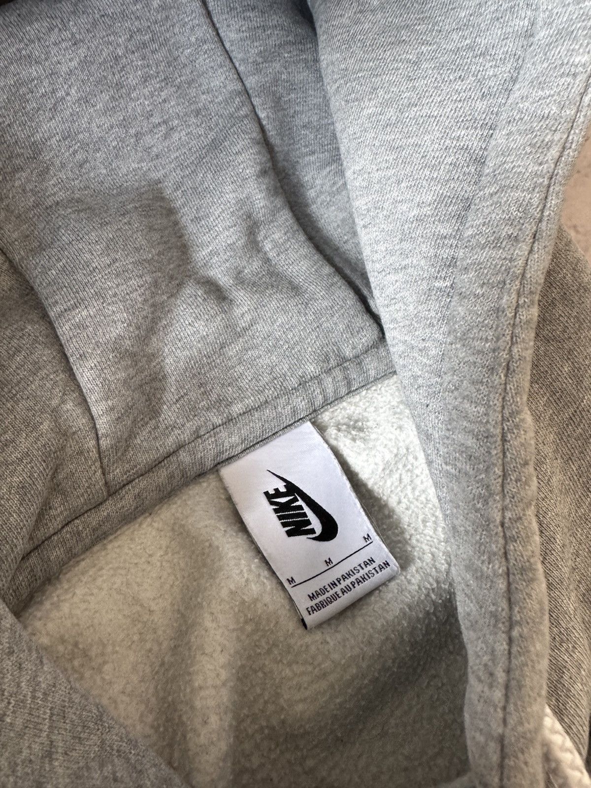 Nike × Vintage NIKE LAB BASIC 00s y2k OVERSIZE BAGGY HOODIE CENTER LOGO Size US M / EU 48-50 / 2 - 6 Thumbnail