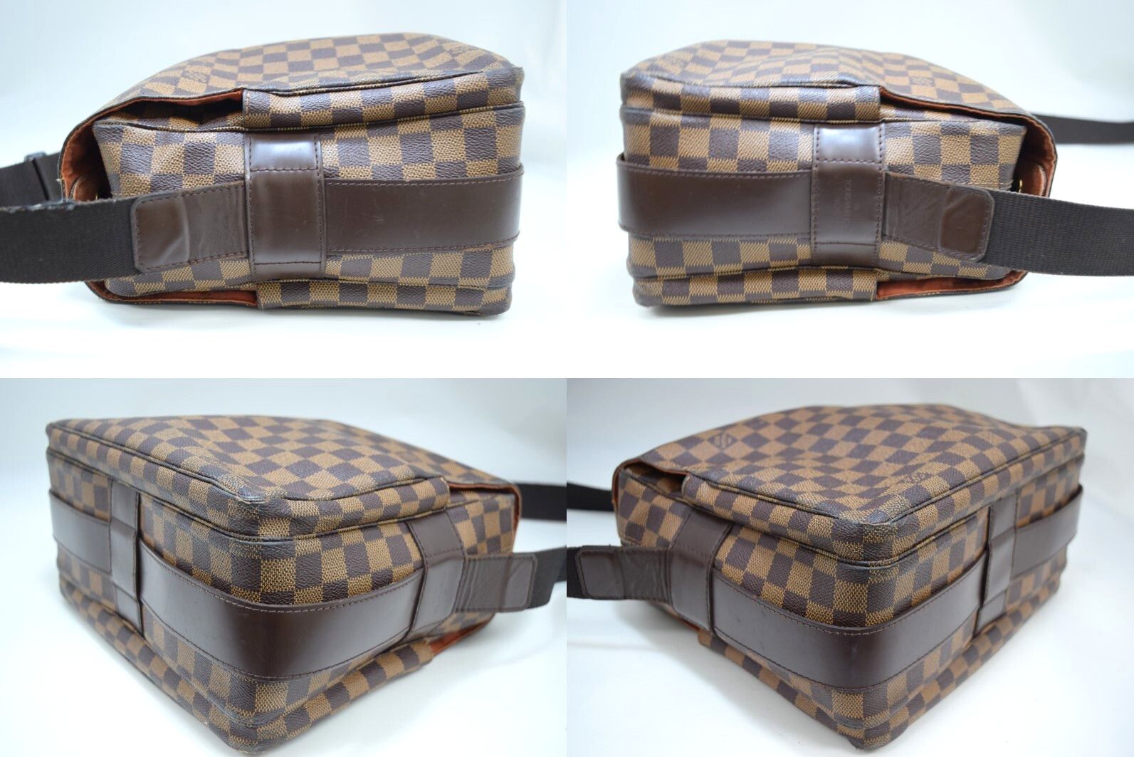 Louis Vuitton LV Naviglio Crossbody Bag Damier Ebene Canvas N45255 Size ONE SIZE - 4 Thumbnail