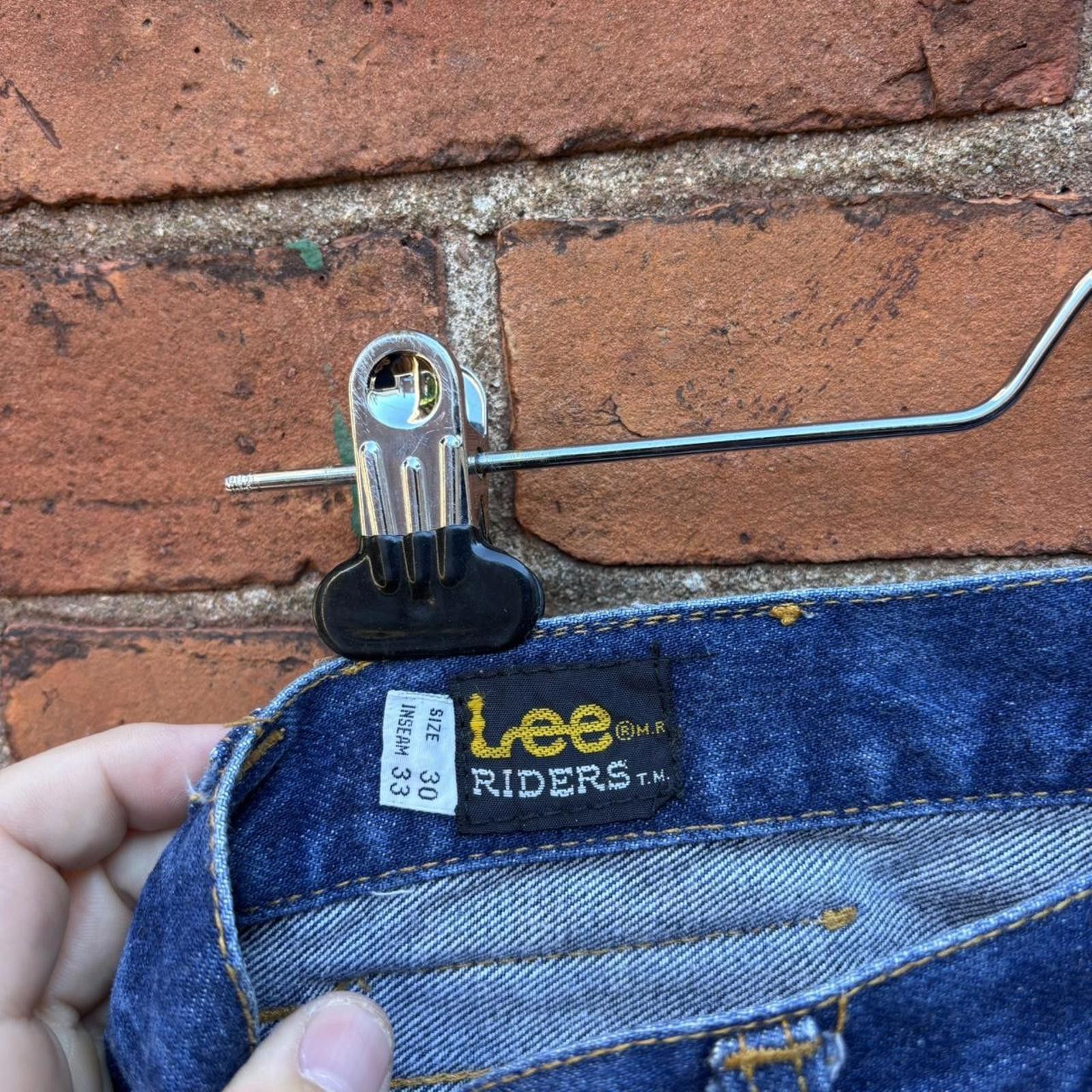 Lee vintage Lee riders jeans 70s/80s 28x28 Size US 28 / EU 44 - 8 Thumbnail