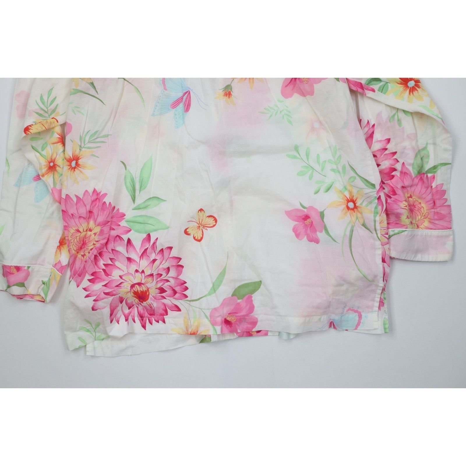 Victoria's Secret Vintage Victoria's Secret 2 Piece Flower Butterfly Pajamas Size M / US 6-8 / IT 42-44 - 8 Thumbnail
