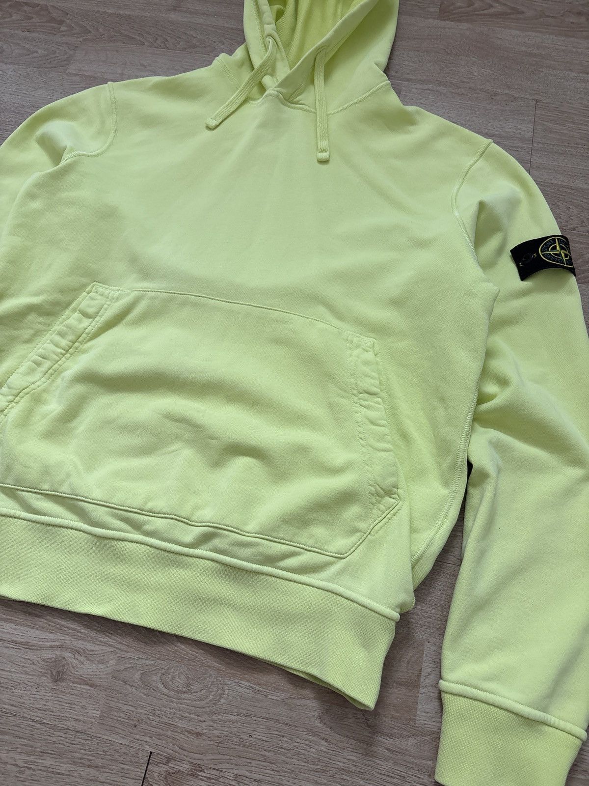 Stone Island Hoodie Stone Island Neon Green Large Size US L / EU 52-54 / 3 - 3 Thumbnail