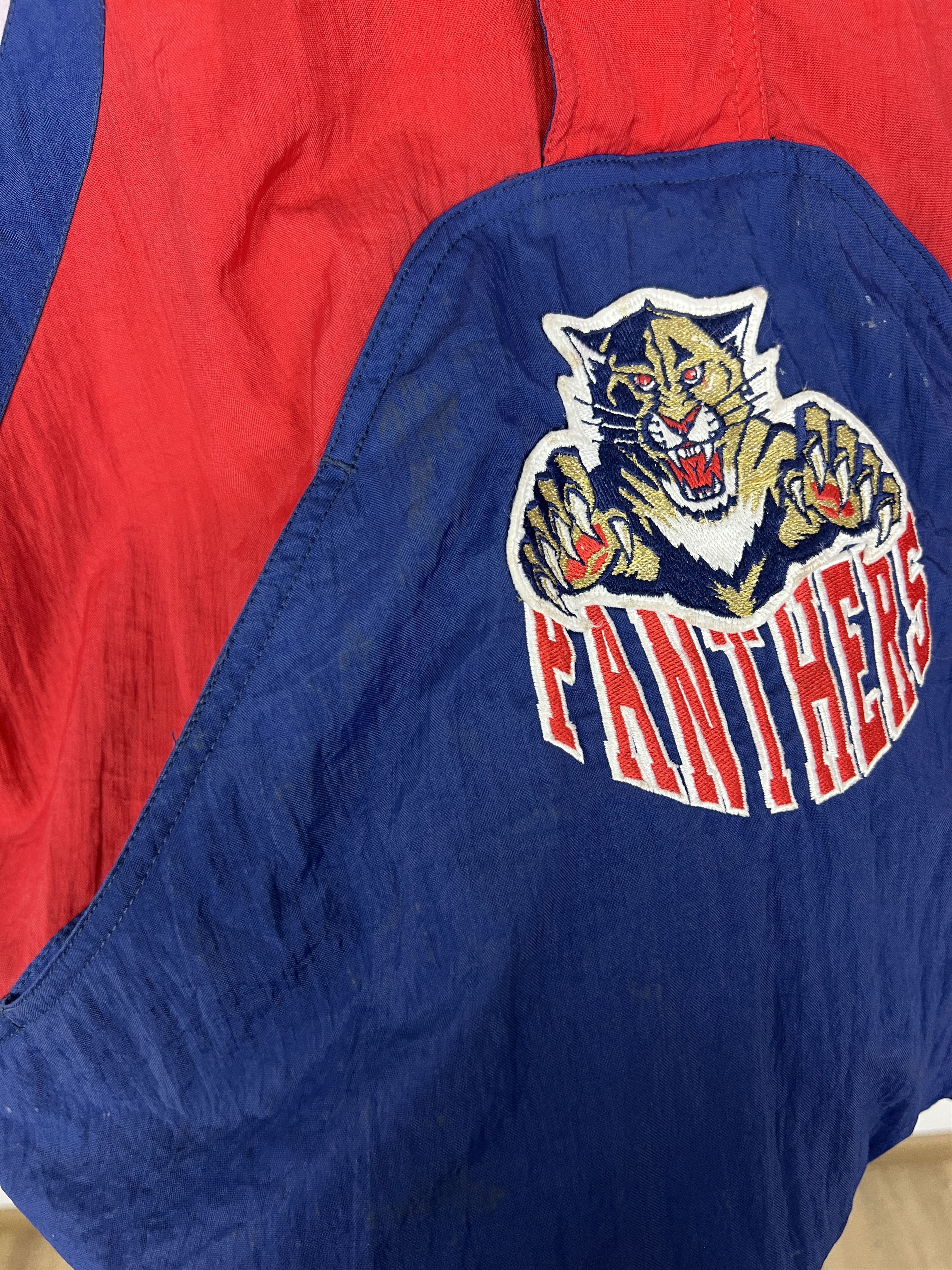Apex Vintage 90's Apex Florida Panthers NHL 1/2 Zip Anorac Jacket Size US XL / EU 56 / 4 - 10 Thumbnail