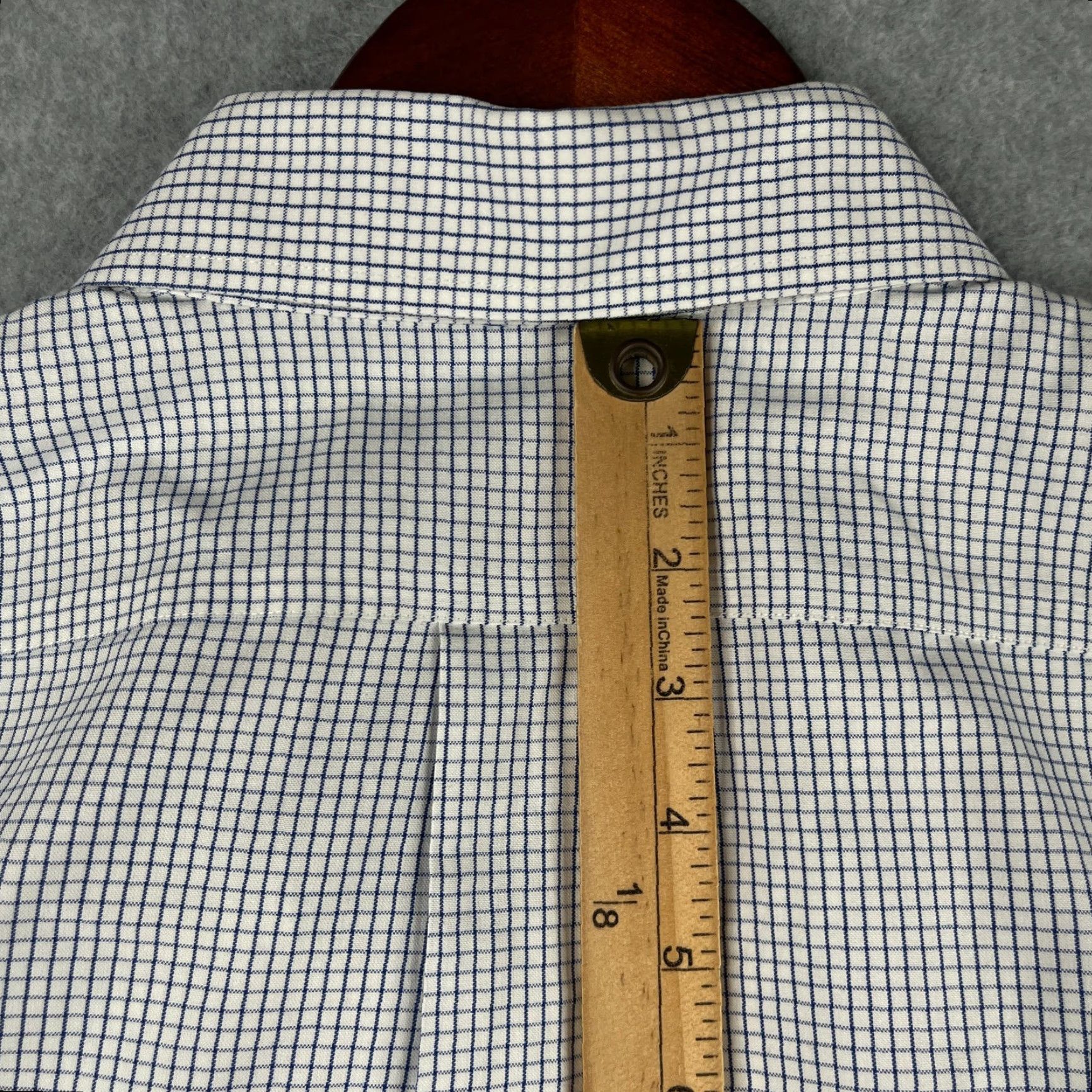 Brooks Brothers Brooks Brothers Shirt 346 17 White Blue Check Casual Button Down Long Sleeve Mens Size US XL / EU 56 / 4 - 7 Thumbnail