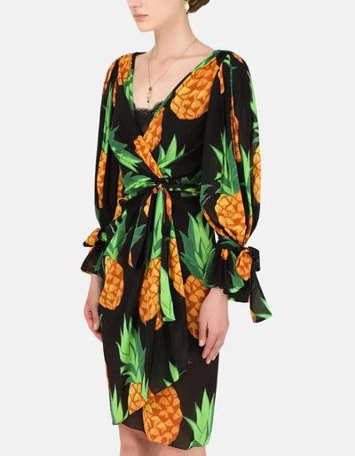 Dolce & Gabbana o1y0825 Mini Dress in Multicolor Size XS / US 0-2 / IT 36-38 - 3 Thumbnail