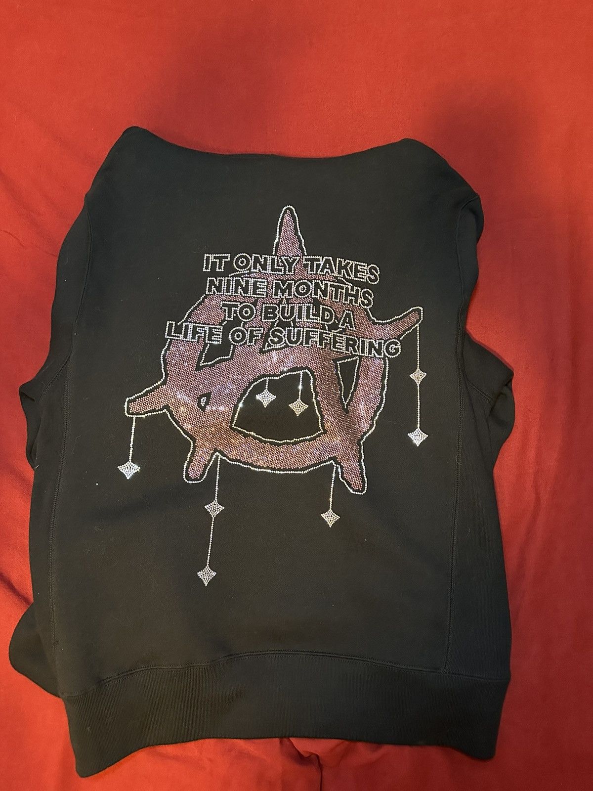 Revenge Nine Months Bejeweled/Rhinestone Revenge Hoodie Size US L / EU 52-54 / 3 - 3 Thumbnail