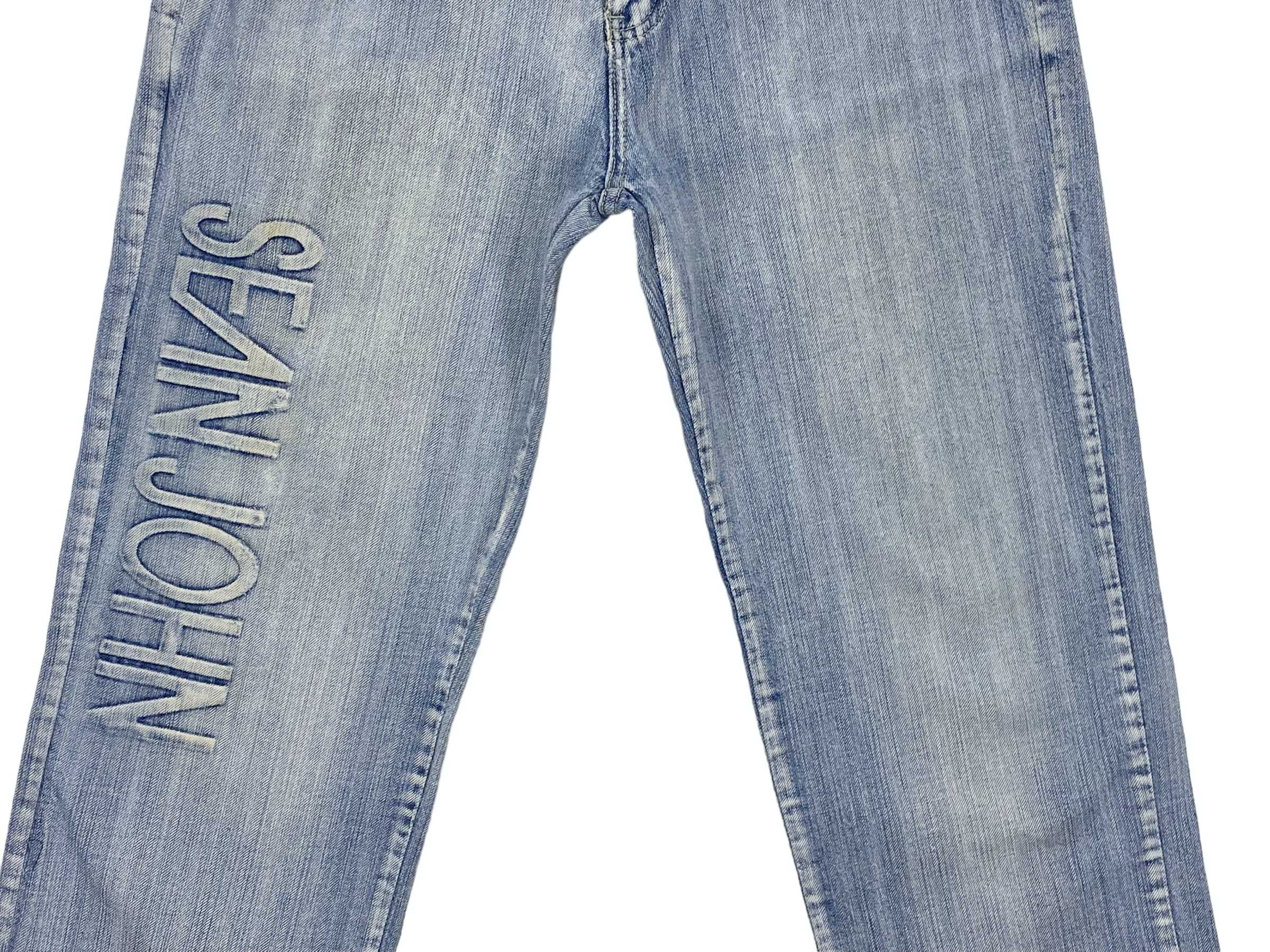 Sean John Sean John Baggy Denim Jeans Embroided Logo Jeans Hip Hop Size US 32 / EU 48 - 4 Thumbnail