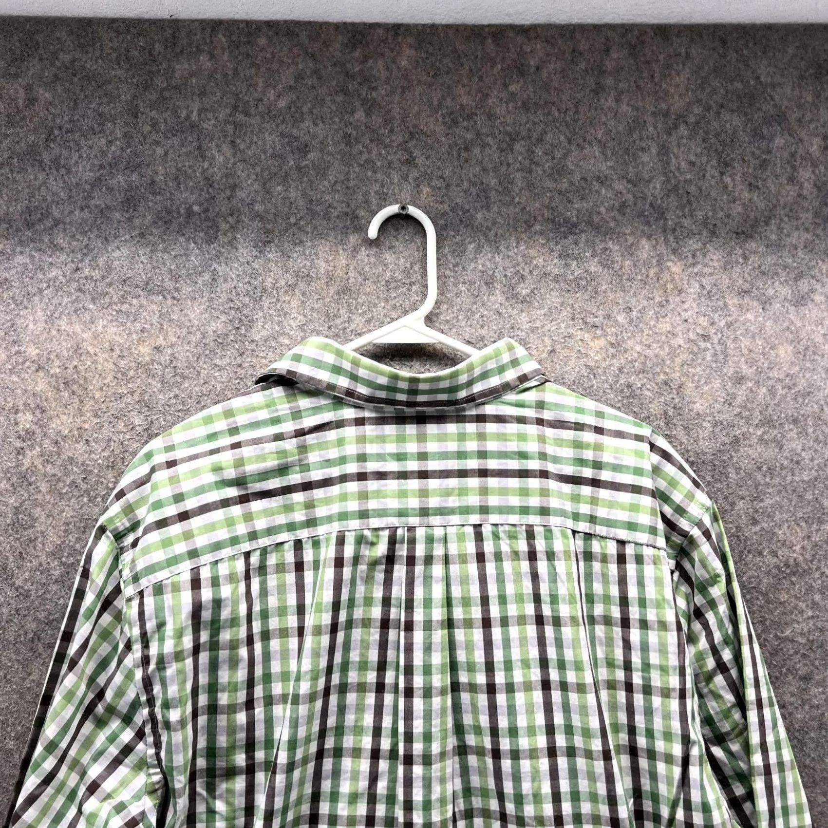 Banana Republic VINTAGE Banana Republic Shirt Men 2XL XXL Green Check Button-Down Slim Fit Casual Casual/Workwear/Business Shirt Mens Bernie Size US XXL / EU 58 / 5 - 3 Thumbnail