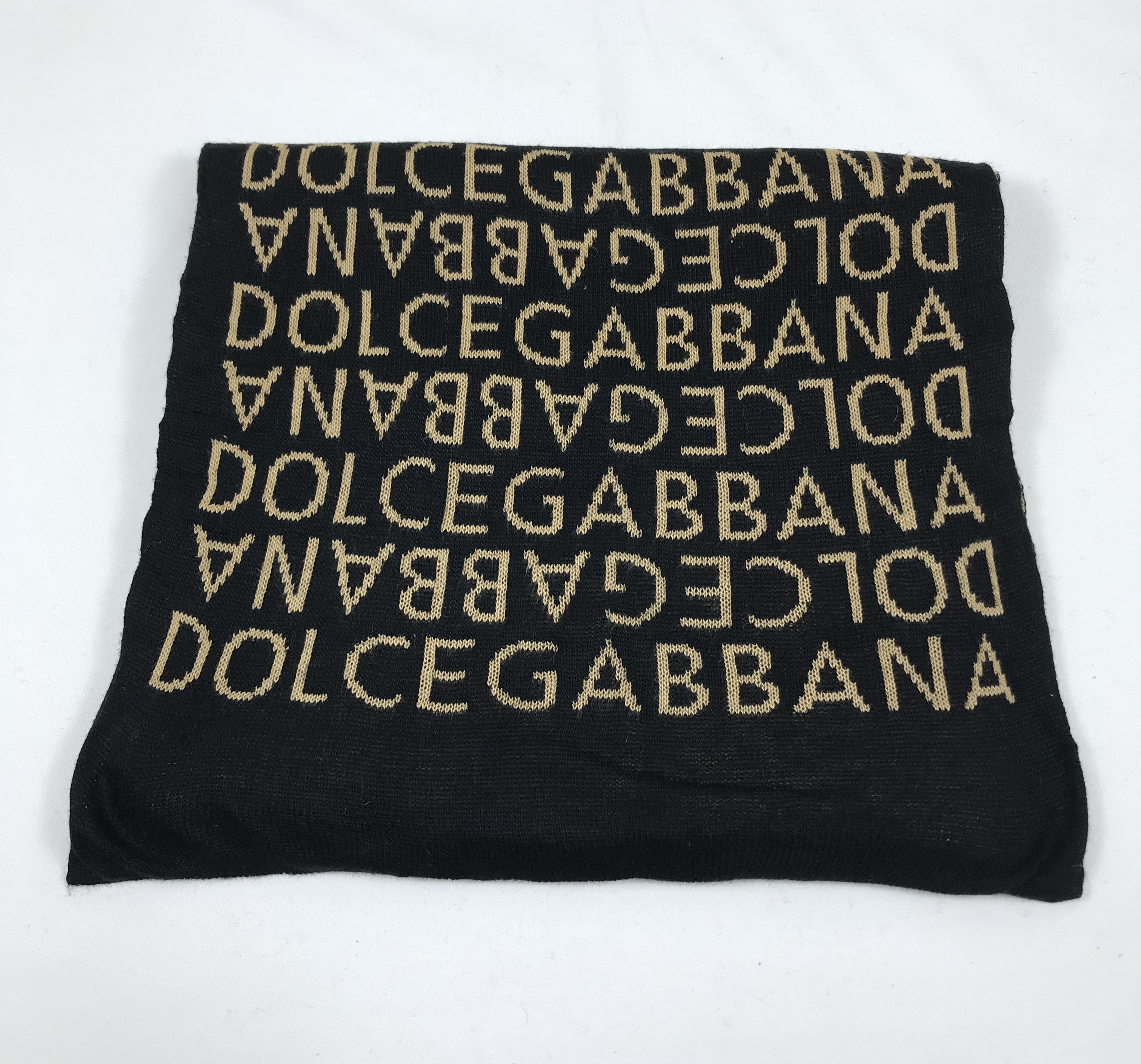 Dolce & Gabbana Dolce & Gabbana Monogram Luxury Scarf / Muffler / Wool Size ONE SIZE - 2 Thumbnail