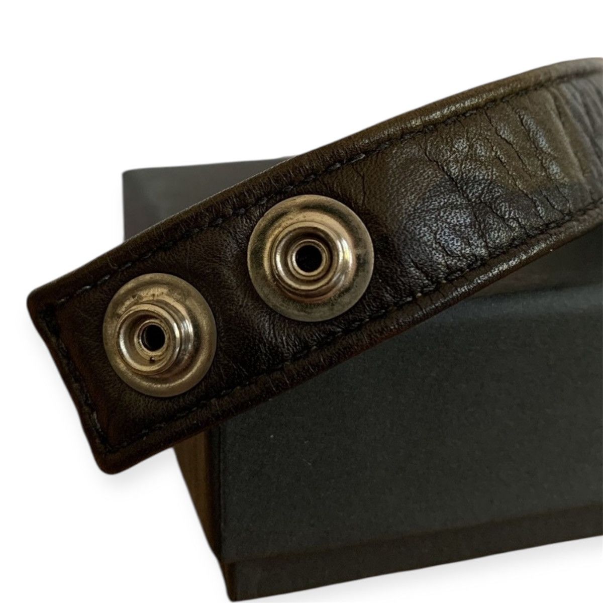 Chrome Hearts Chrome Hearts Adjustable Camo Leather Silver Snap Bracelet Size ONE SIZE - 8 Thumbnail