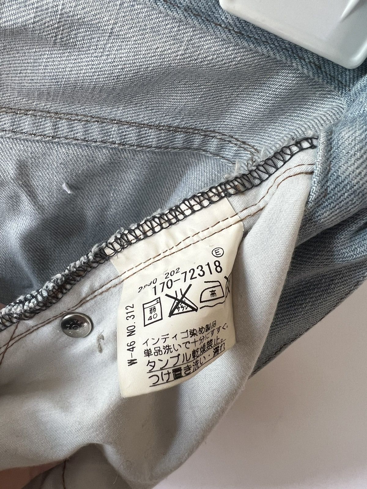 Takeo Kikuchi Takeo Kikuchi Sky Blue Denim Jeans Size US 30 / EU 46 - 8 Thumbnail