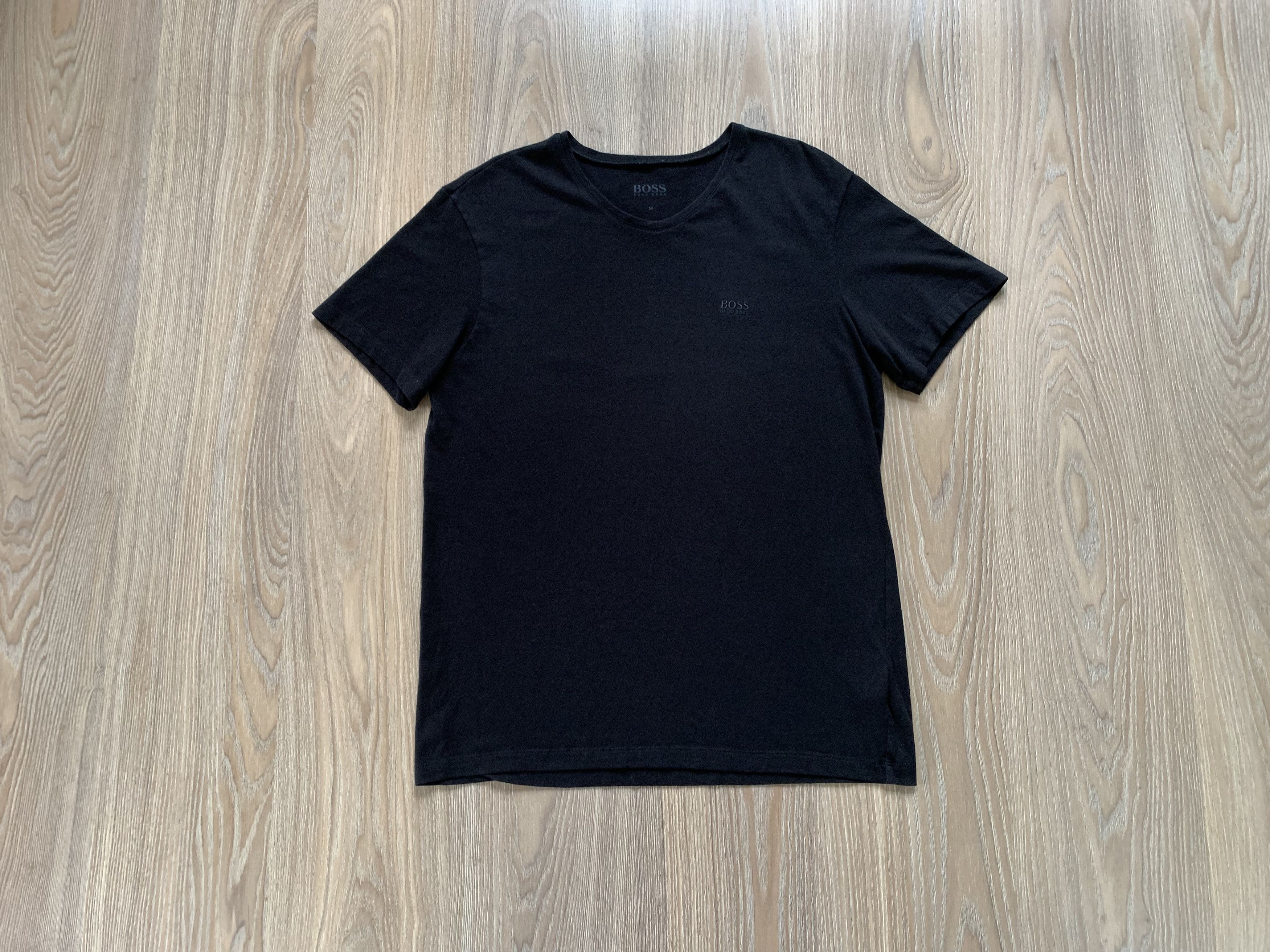Hugo Boss Mens Hugo Boss Basic Black T Shirt Size US L / EU 52-54 / 3 - 1 Thumbnail