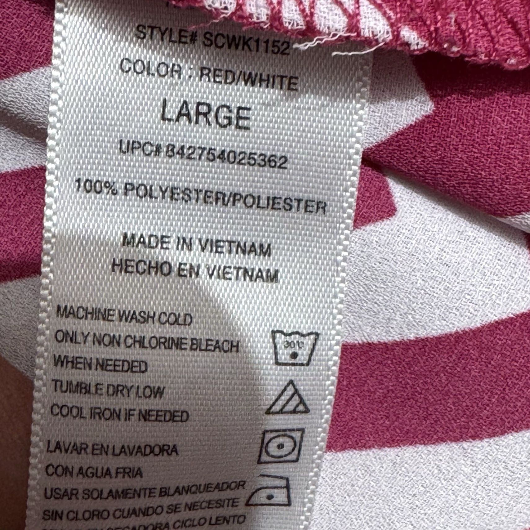 Vintage Kiara Boho Blouse Womens Large Chevron Office Chic Retro Psychedelic Hippie Geometric Pink Long Sleeve V-Neck Pullover Casual All Seasons Lightweight Size L / US 10 / IT 46 - 6 Thumbnail