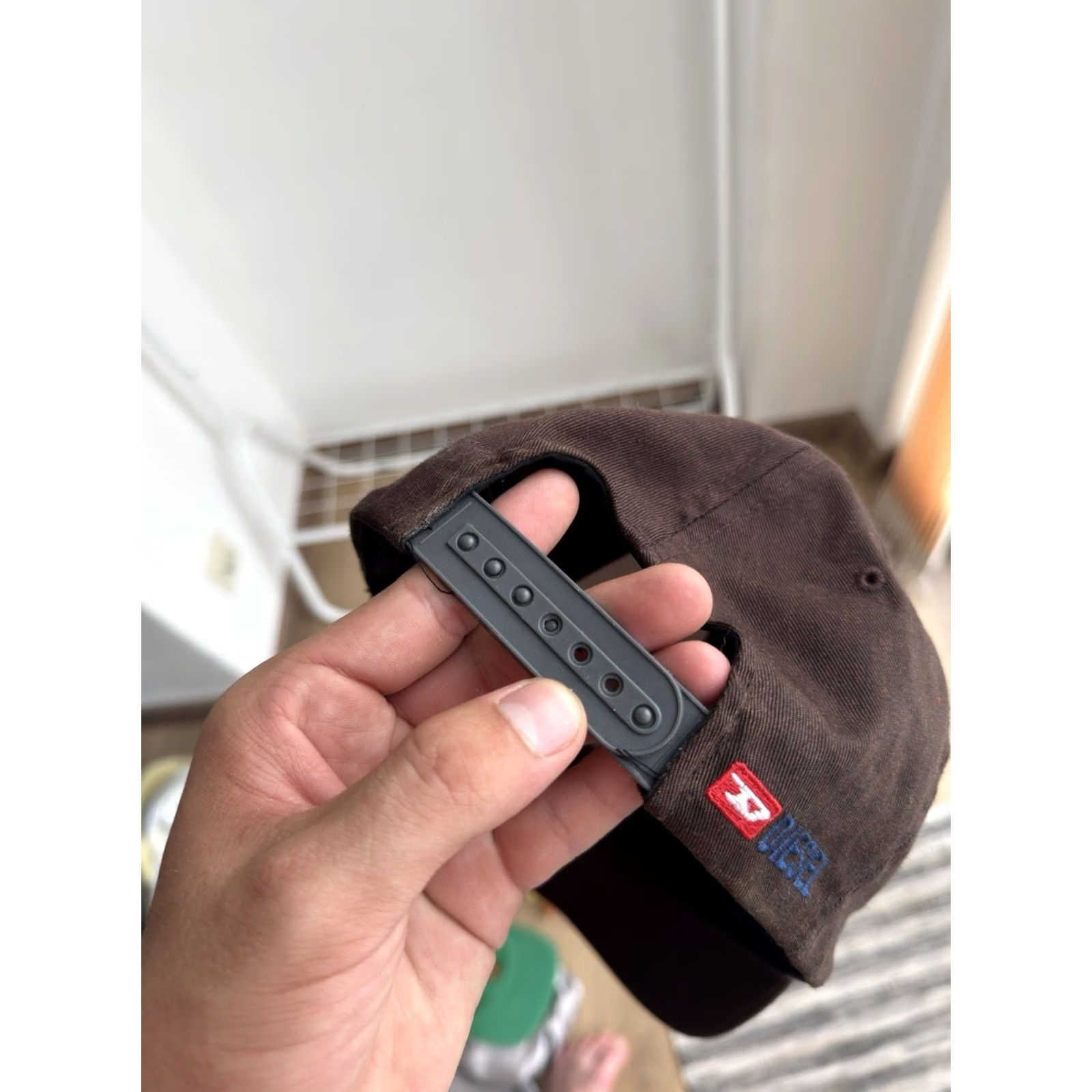 Diesel VINTAGE Diesel Trucker Hat Brown One Size Mens 90s Retro Cap Cap Size ONE SIZE - 6 Thumbnail