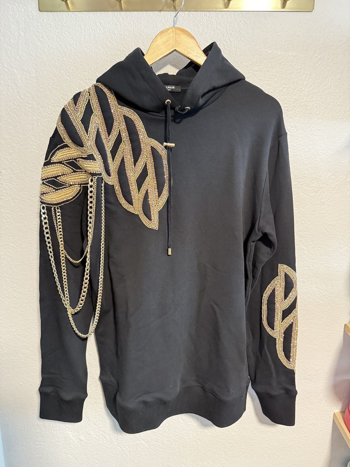 Balmain Balmain Chain Embroidery Sweatshirt Size US S / EU 44-46 / 1 - 4 Thumbnail
