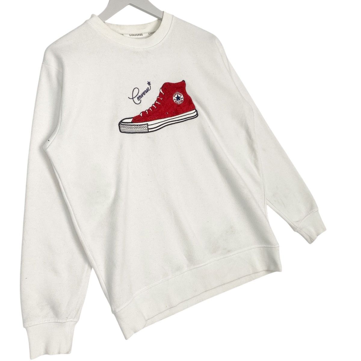 Other Vintage Converse All Star Big Printed Crewneck Sweatshirt Size US M / EU 48-50 / 2 - 3 Thumbnail
