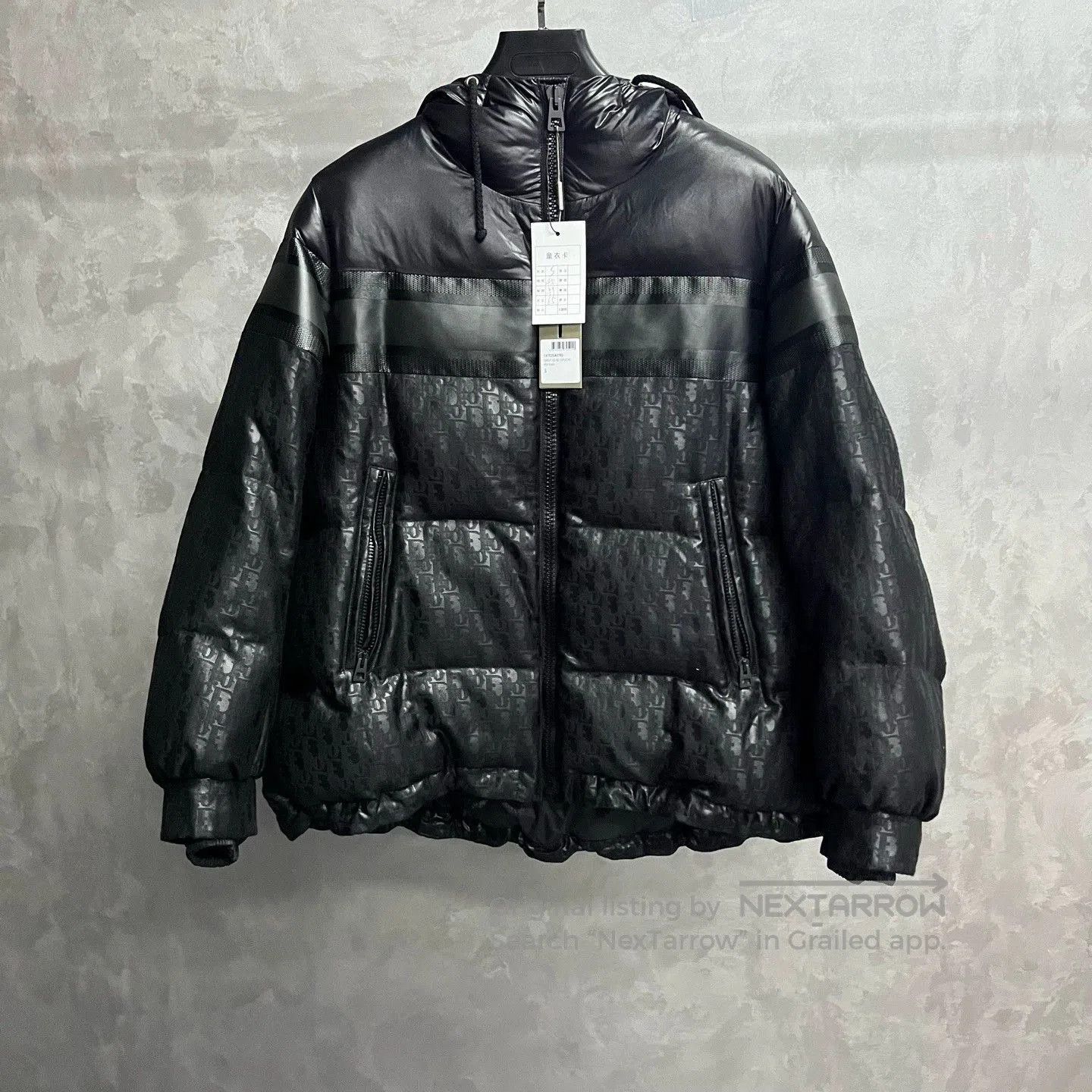 Dior dior black logo hooded puffer jacket. Size US S / EU 44-46 / 1 - 1 Thumbnail