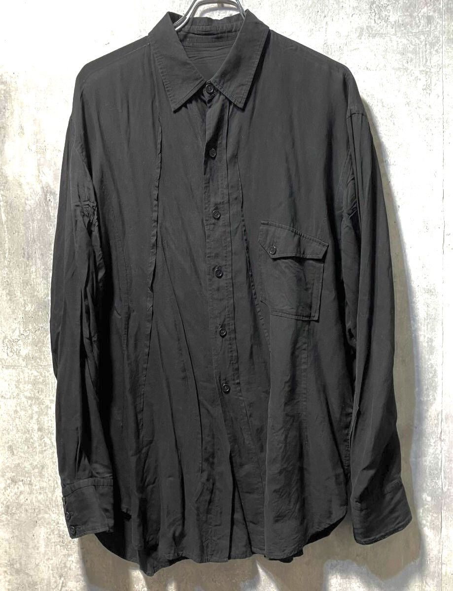 Yohji Yamamoto Black shirt Size US L / EU 52-54 / 3 - 1 Thumbnail