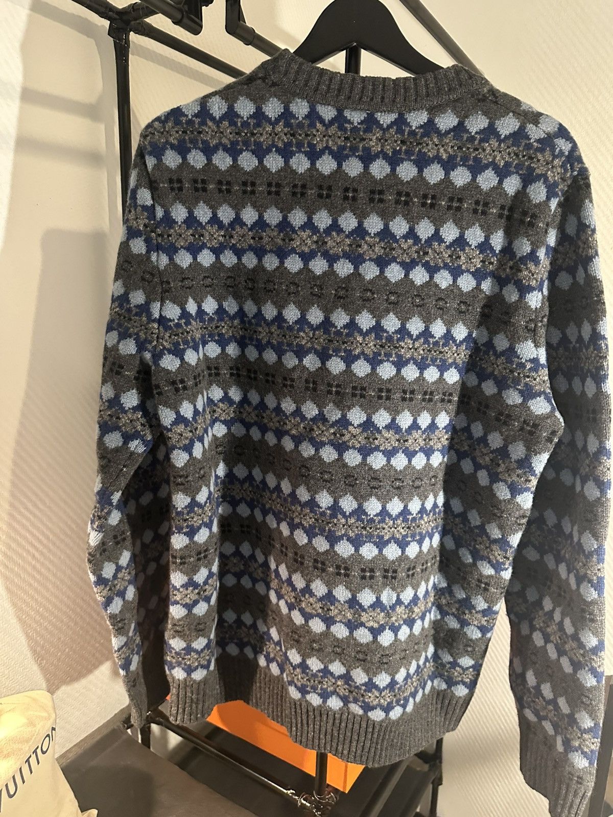 Burberry Burberry Fair Isle Wool Cashmere Logo Sweater M Size US M / EU 48-50 / 2 - 8 Thumbnail