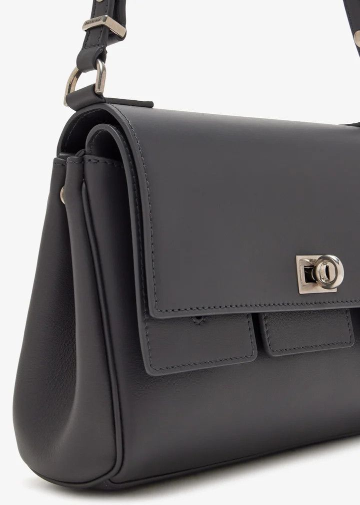 Balenciaga o1s1wg110126 Size: OS / Bel Air XS Flap Bag in Grey Size ONE SIZE - 2 Thumbnail