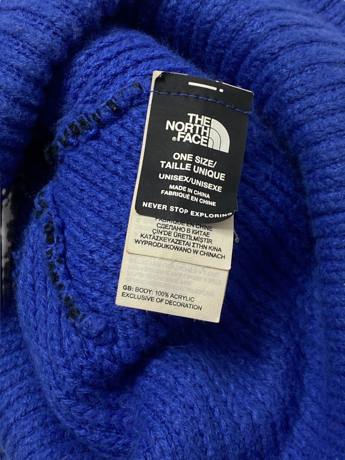 The North Face Vintage THE NORTH FACE Big Logo Outdoor Pompon Style Size ONE SIZE - 3 Thumbnail