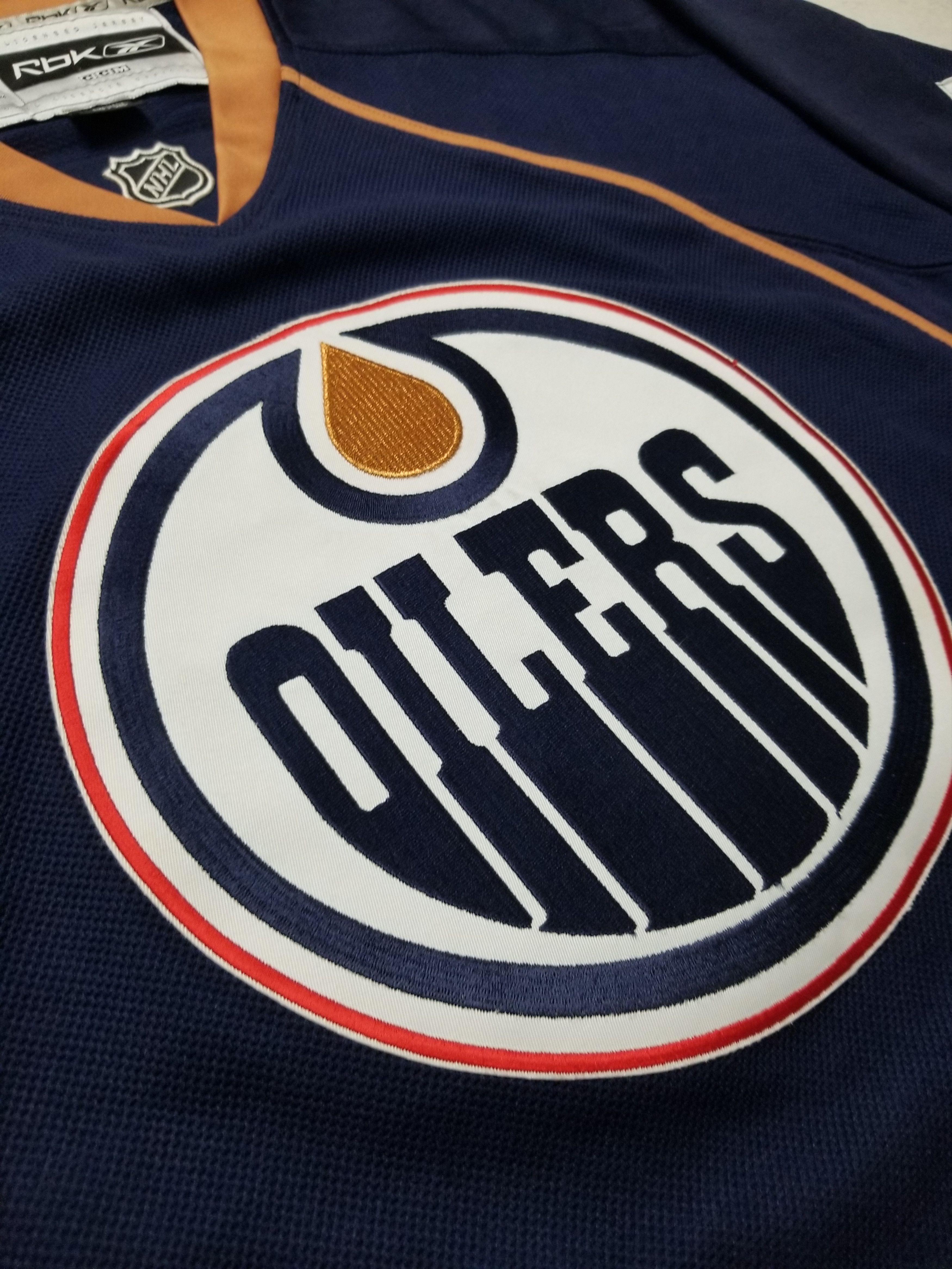 Reebok CCM Premier NHL Edmonton Oilers Alternate Hockey Jersey Size US M / EU 48-50 / 2 - 7 Thumbnail