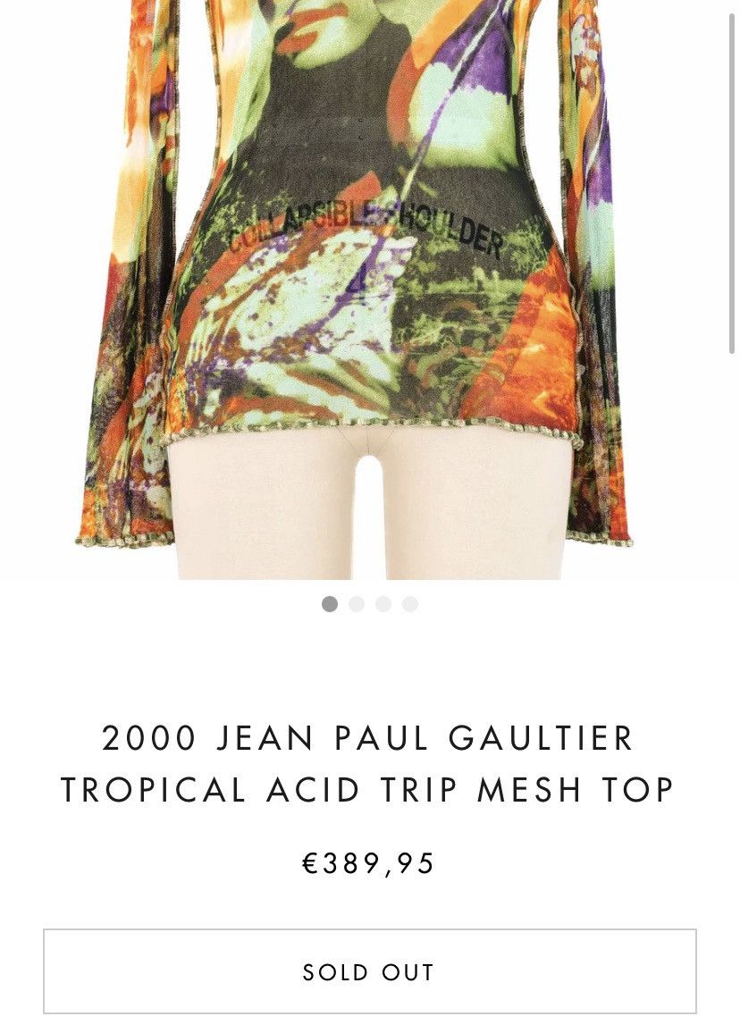 Jean Paul Gaultier Vintage 90 jean paul gautier 3D mesh top Size S / US 4 / IT 40 - 4 Thumbnail