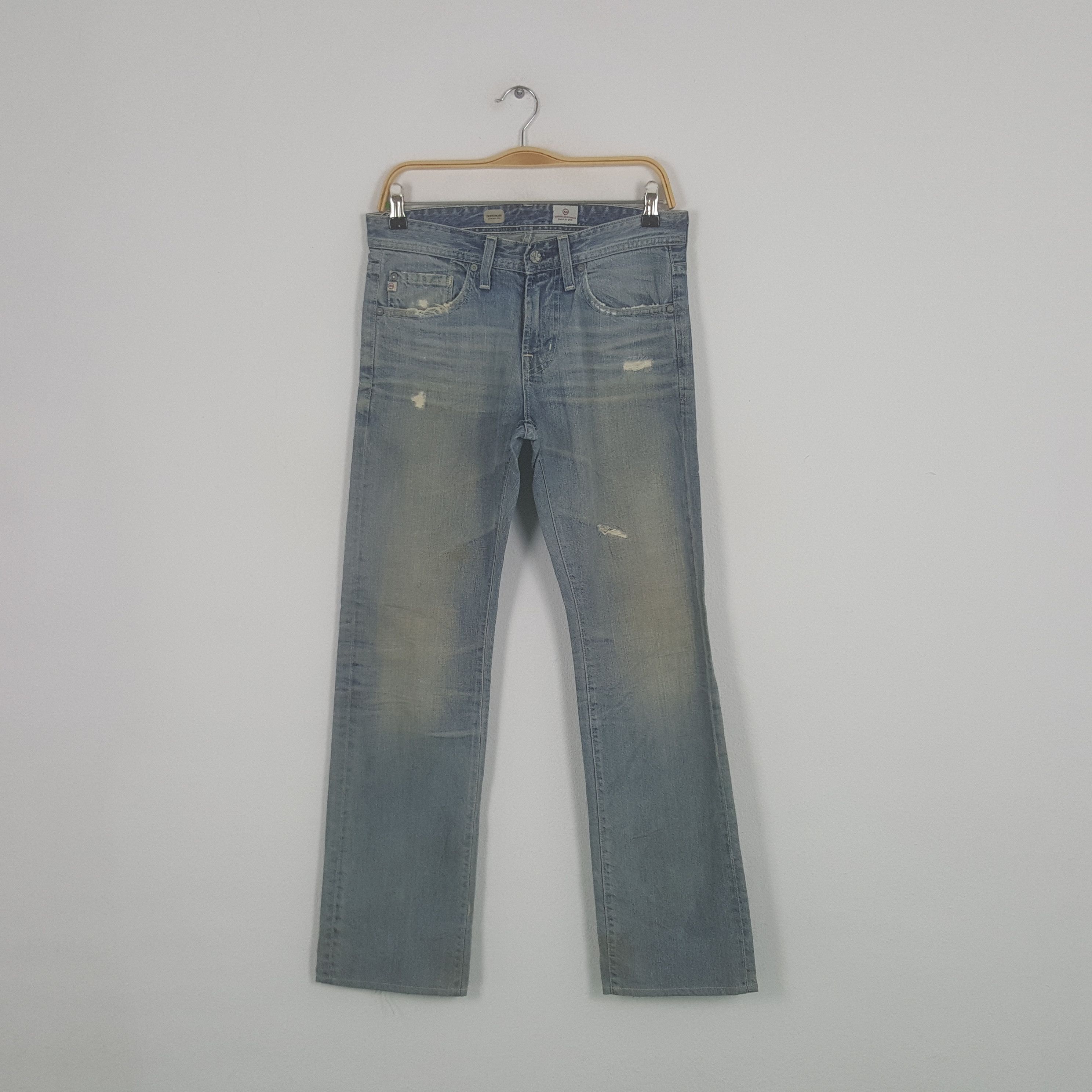 AG Adriano Goldschmied × Vintage Vintage Adriano Goldschmied Distressed Style Denim Jeans Size US 30 / EU 46 - 1 Thumbnail